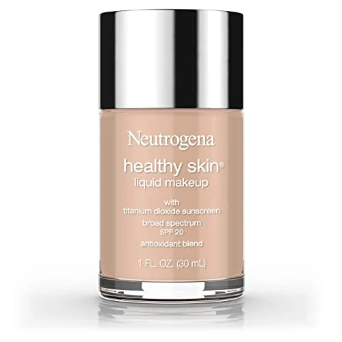 Carefully Designed Neutrogena Healthy Skin Liquid Makeup Foundation with Broad Spectrum SPF 20 Sunscreen Medium Coverage Foundation with Nourishing Pro-Vitamin B5 Warm Detailed