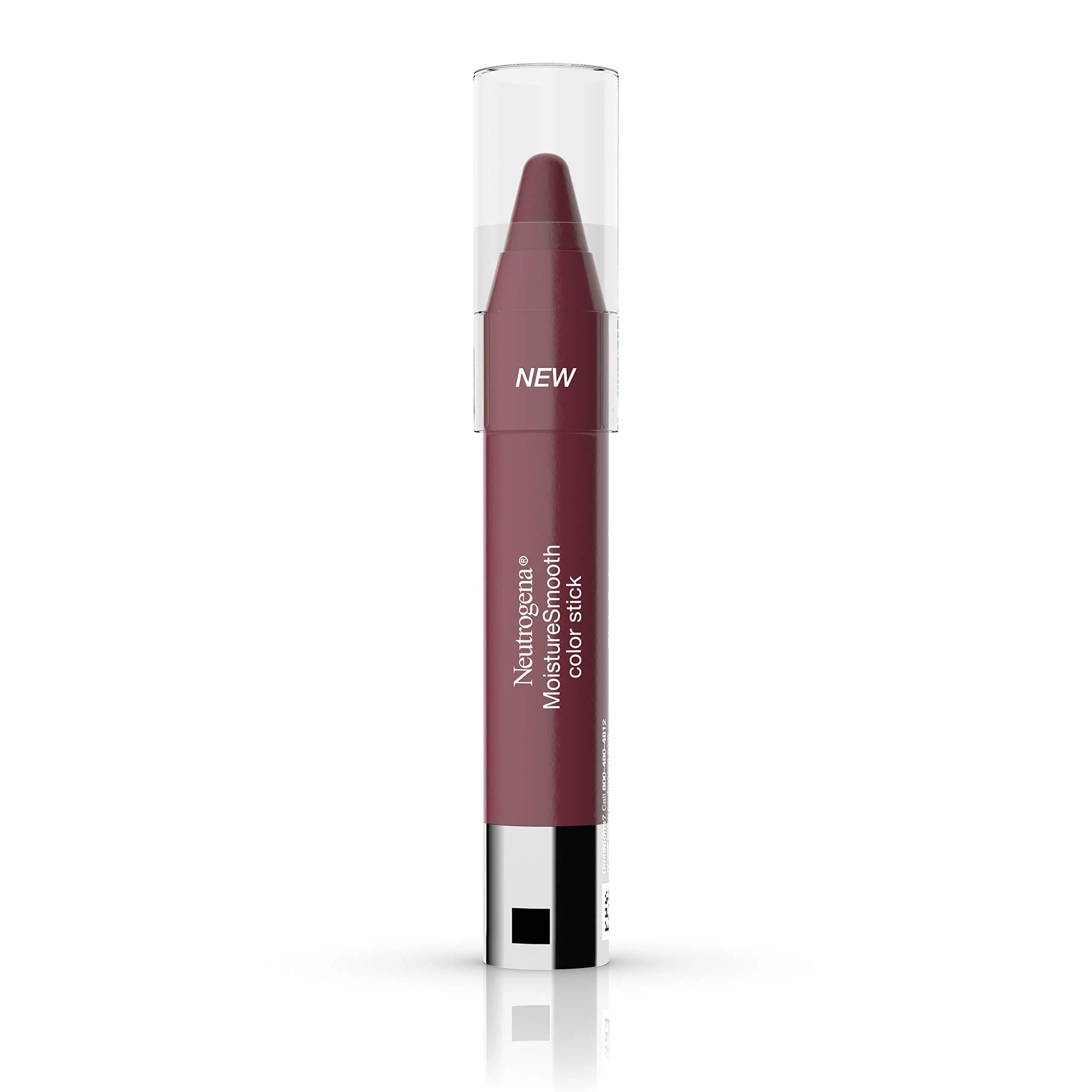 High-Quality Neutrogena MoistureSmooth Color Stick for Lips Moisturizing and Conditioning Lipstick with a Balm-Like Formula Nourishing Shea Butter and Fruit Natural
