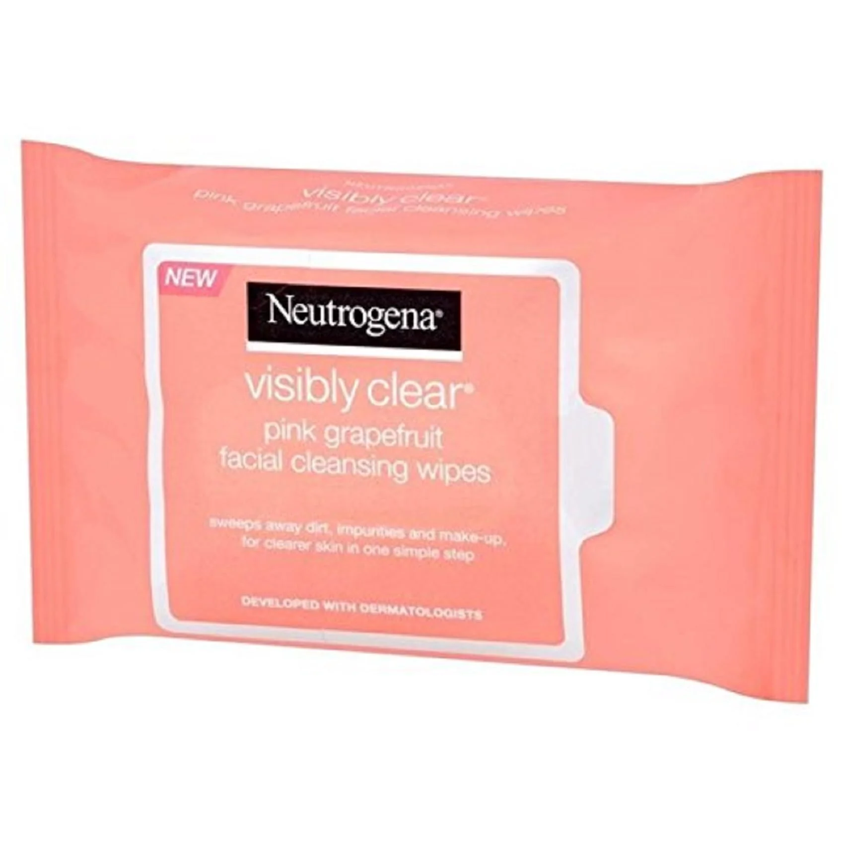 Sustainable Neutrogena Oil Facial Cleansing Makeup Wipes Disposable Acne Face Towelettes to Remove Dirt Oil and Makeup for Acne Prone Skin Pink Detailed