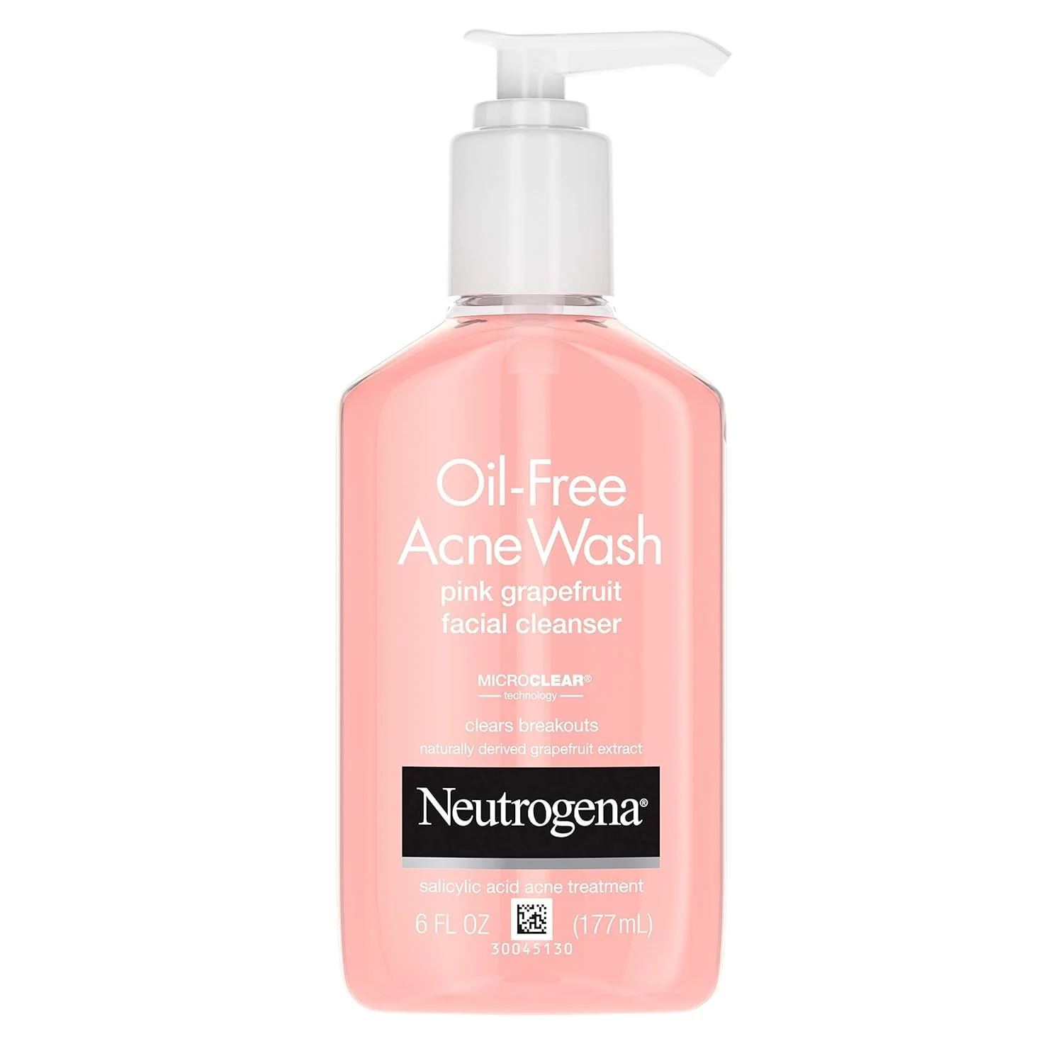 Prestigious Neutrogena Oil- Acne Wash Face Cleanser Pink Grapefruit 6 oz 5 Pack Flexible