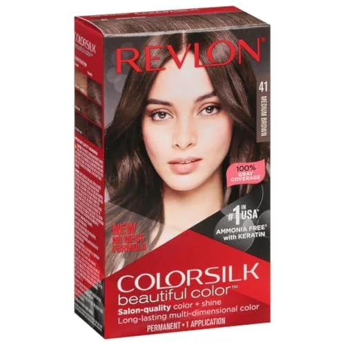 Verified Permanent Hair Color by Revlon Permanent Hair Dye Colorsilk Fast
