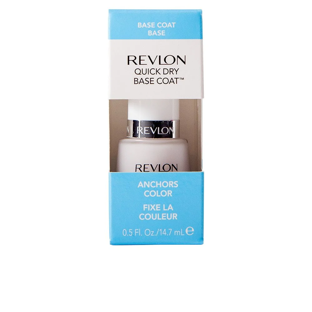 Optimized Revlon Base Coat Nail Polish Quick Dry Nail Polish Chip Resistant Longwear Formula High Shine Finish Quick Dry Base Coat Clear 0.5 Fl Oz Detailed