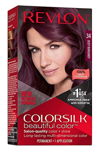 Carefully Designed Revlon Colorsilk 34 Deep Burgundy Pack of 3 Classic