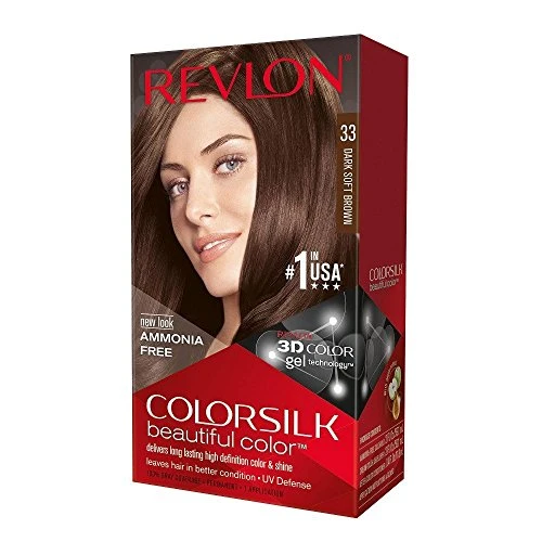 Dependable Revlon ColorSilk Beautiful Color 33 Dark Soft Brown 1 ea Pack of 6 High-Quality