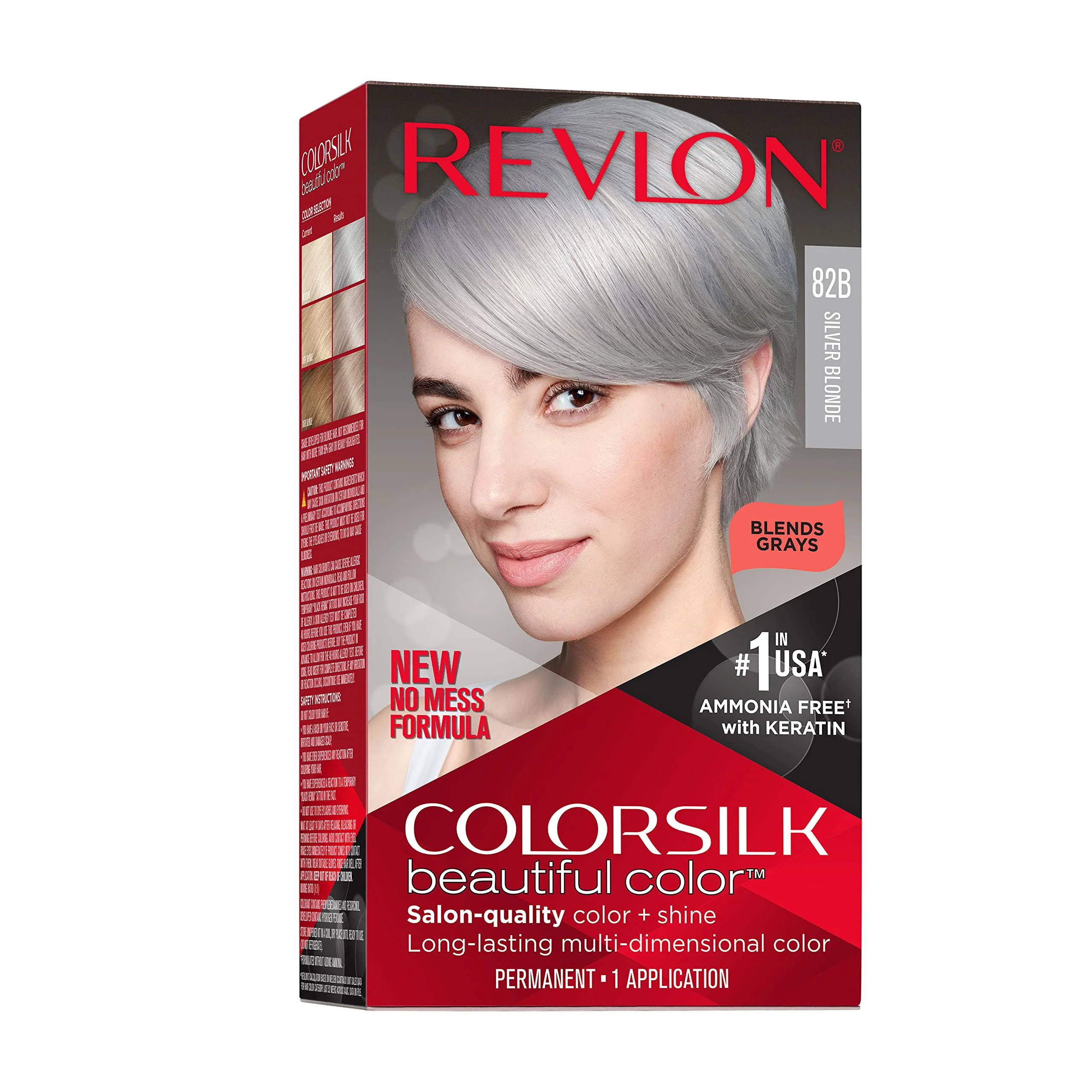 Versatile Revlon Colorsilk Beautiful Color Permanent Hair Color Long-Lasting Easy-to-Use