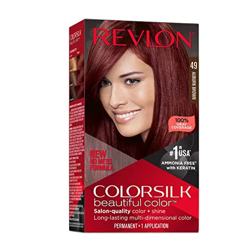 Reusable Revlon Colorsilk Beautiful Color Permanent Hair Color Long-Lasting Refined