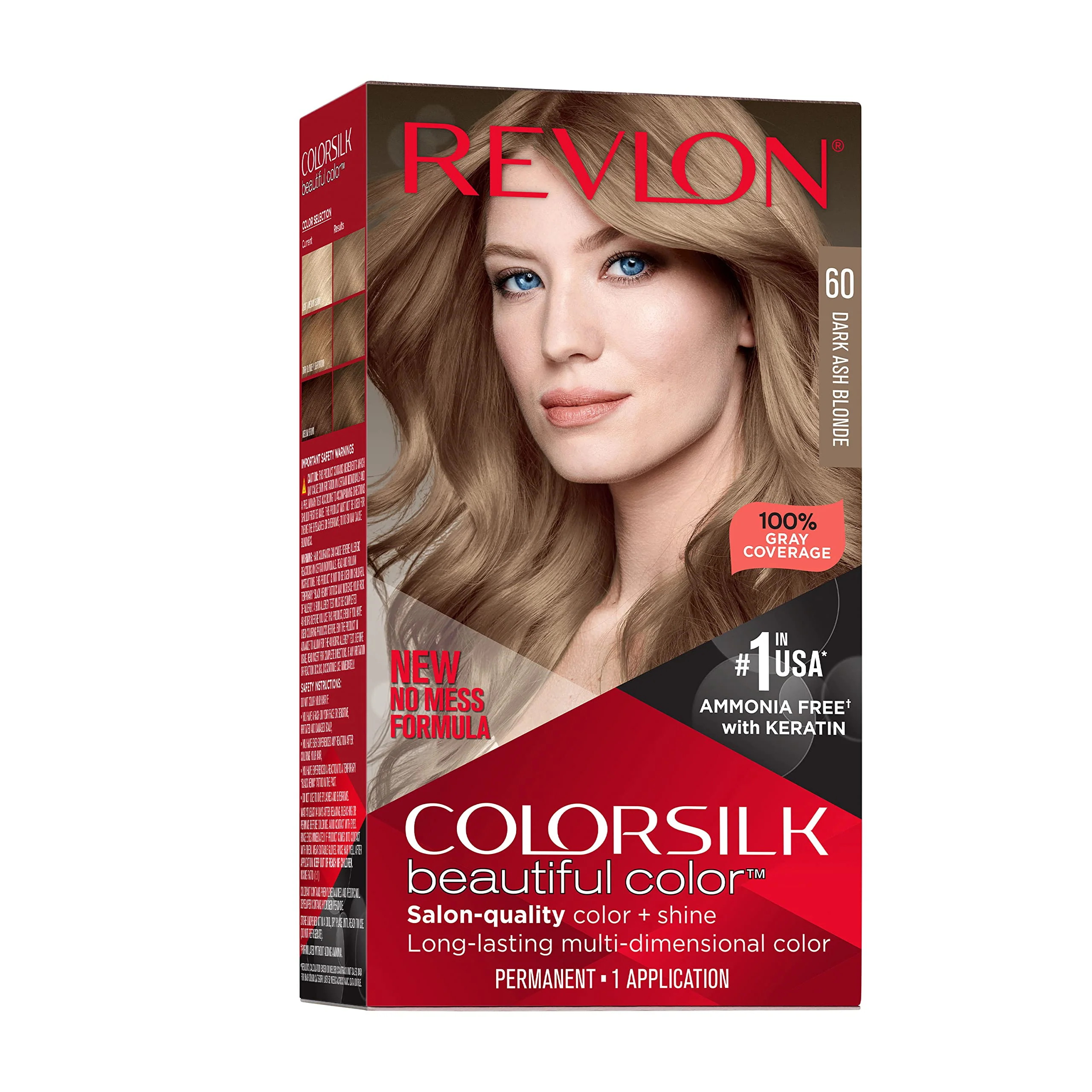 Casual Revlon Colorsilk Beautiful Color Permanent Hair Color Long-Lasting Fashionable