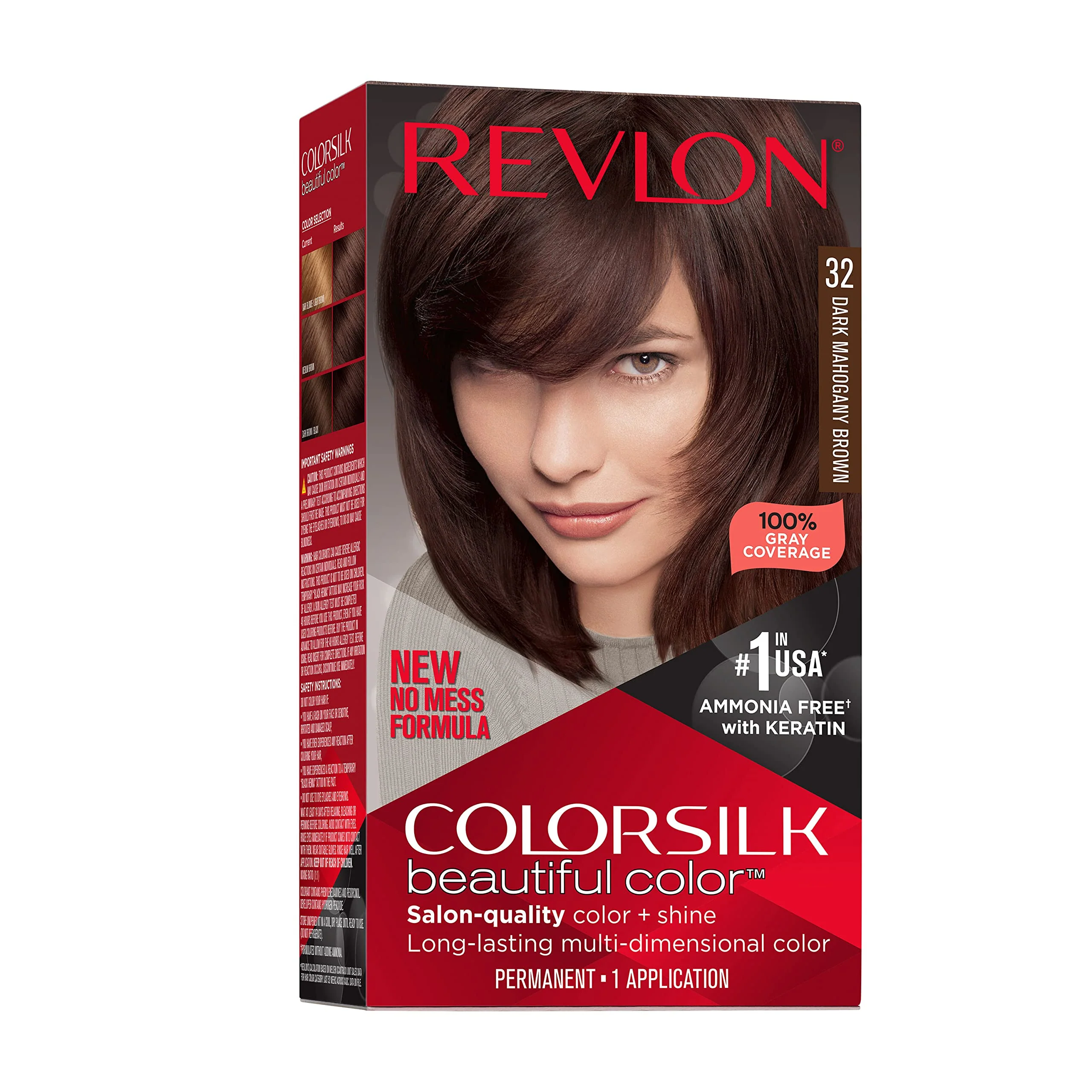 Original Design Revlon Colorsilk Beautiful Color Permanent Hair Color Long-Lasting World-Class