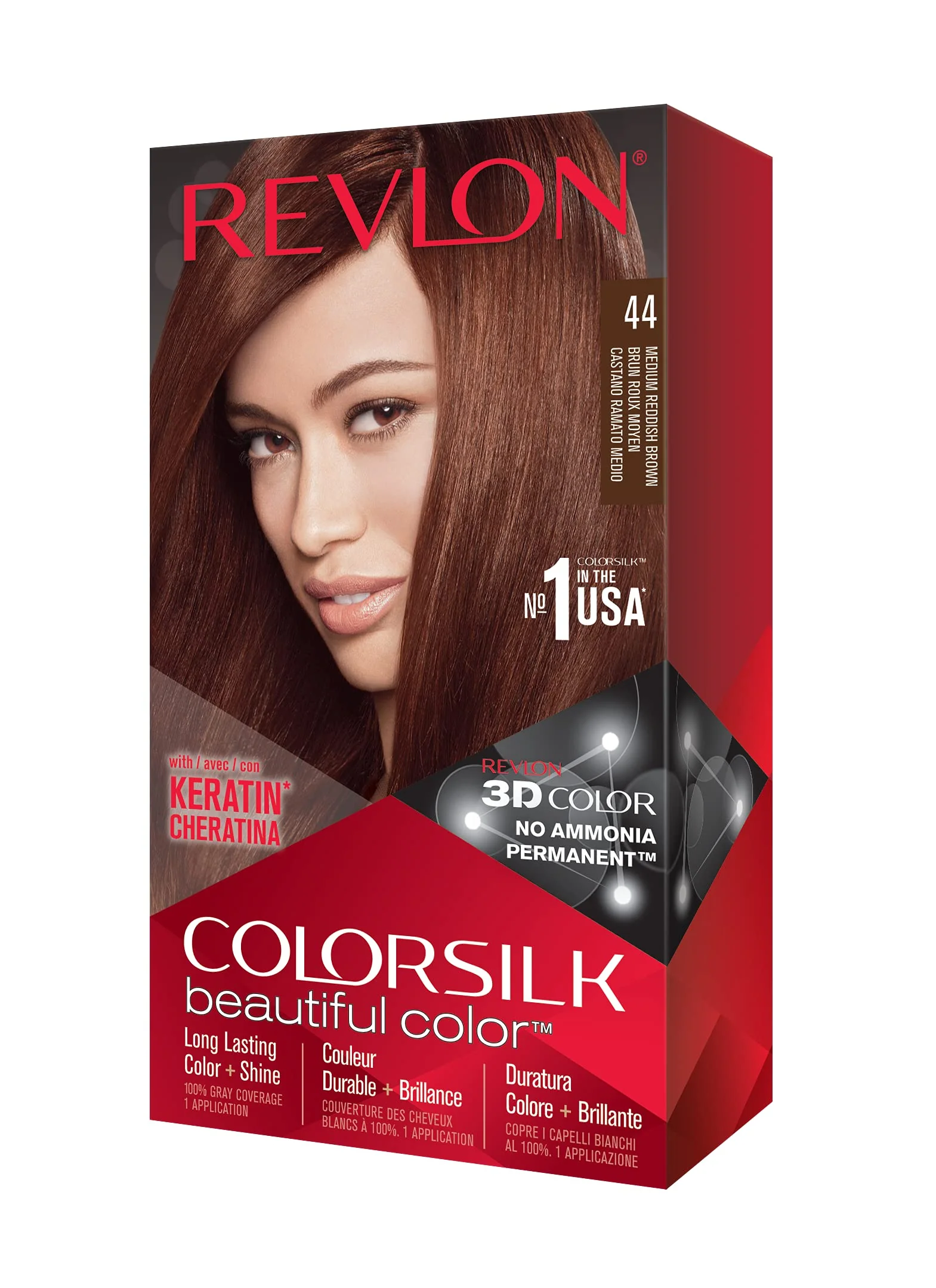 Reliable Revlon Colorsilk Beautiful Color Permanent Hair Dye with Keratin Authentic