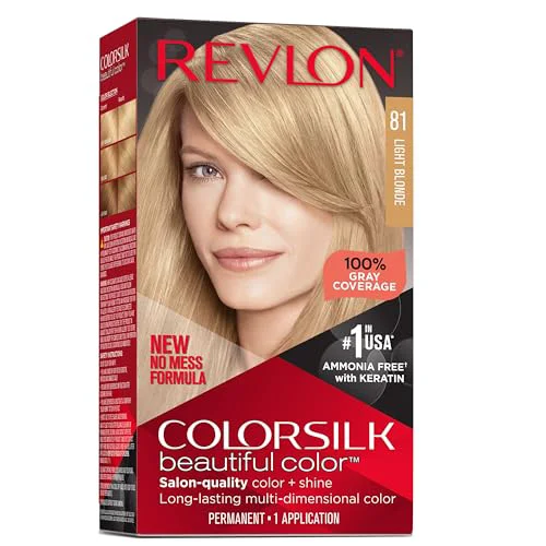 Lightweight REVLON Colorsilk Beautiful Color Permanent Hair Color with 3D Gel Reliable