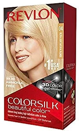 Practical Revlon ColorSilk Beautiful Permanent Color 04 Ultra Light Natural Blonde 1 ea Exceptional