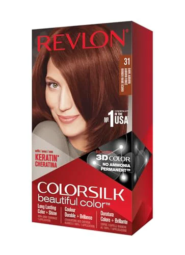 Superior Revlon ColorSilk Hair Color 31 Dark Auburn 1 ea Pack of 3 Environmentally Friendly