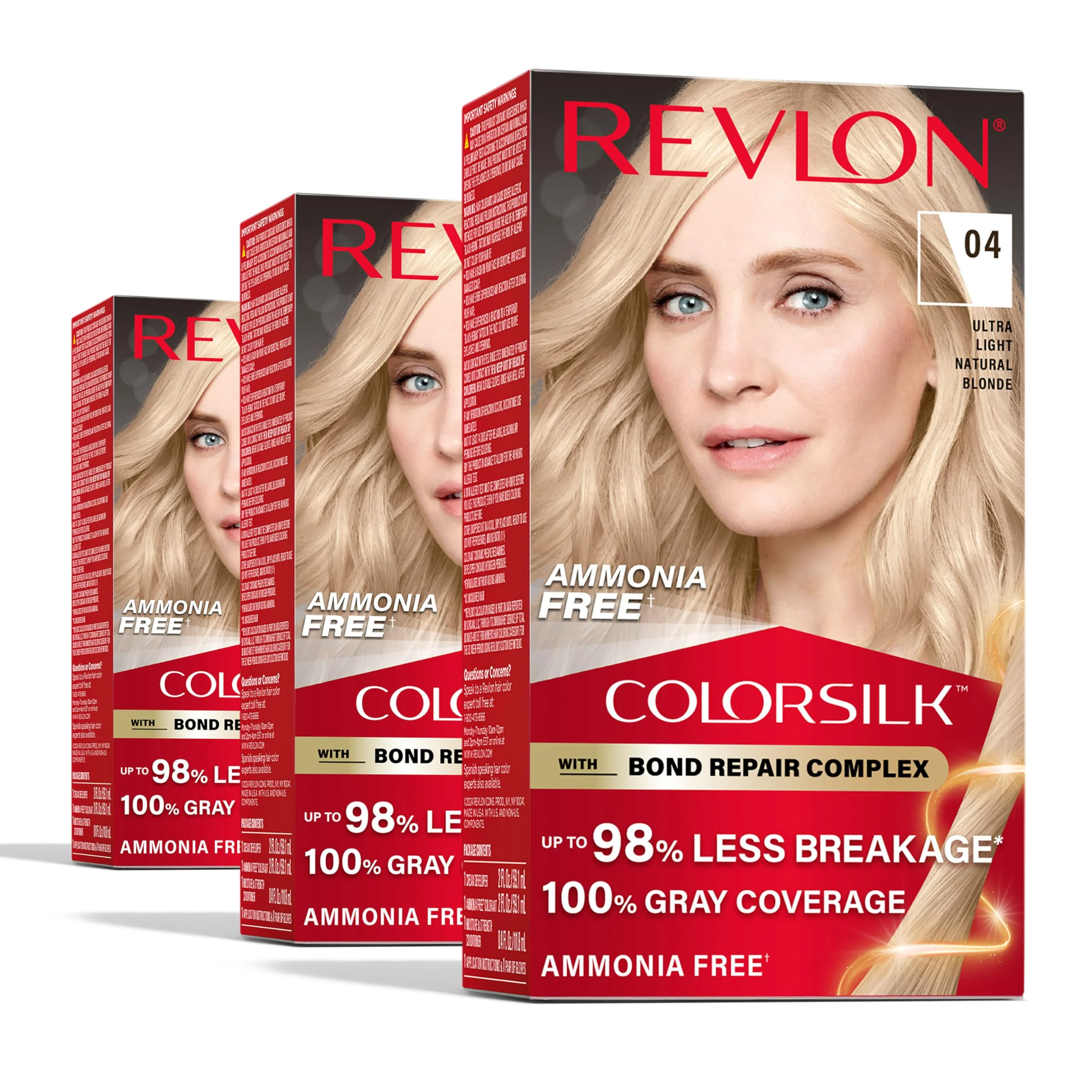Refined Revlon ColorSilk with Bond Repair Complex Blonde Permanent Hair Smart