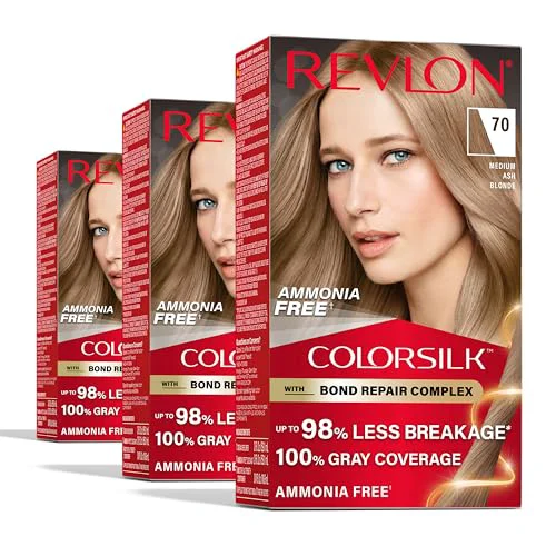 Eco-Friendly Revlon ColorSilk with Bond Repair Complex Blonde Permanent Hair Safe