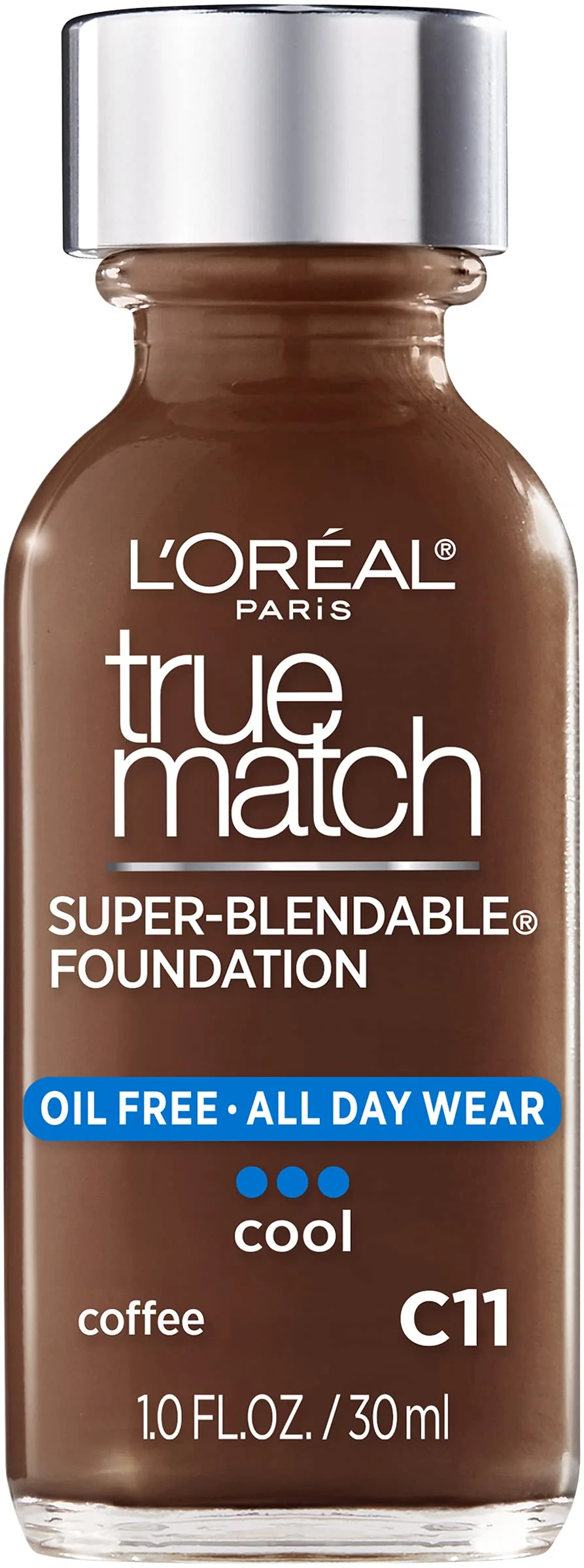 Easy-to-Use L Oréal Paris Makeup True Match Super-Blendable Liquid Foundation Coffee C11 1 Fl Oz 1 Count Crafted