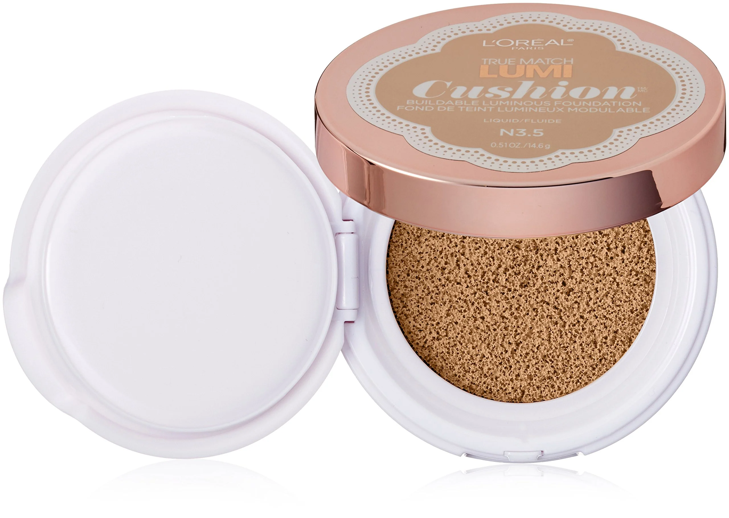 Powerful L'Oréal Paris True Match Lumi Cushion Foundation N3.5 Classic Buff 0.51 oz. Crafted