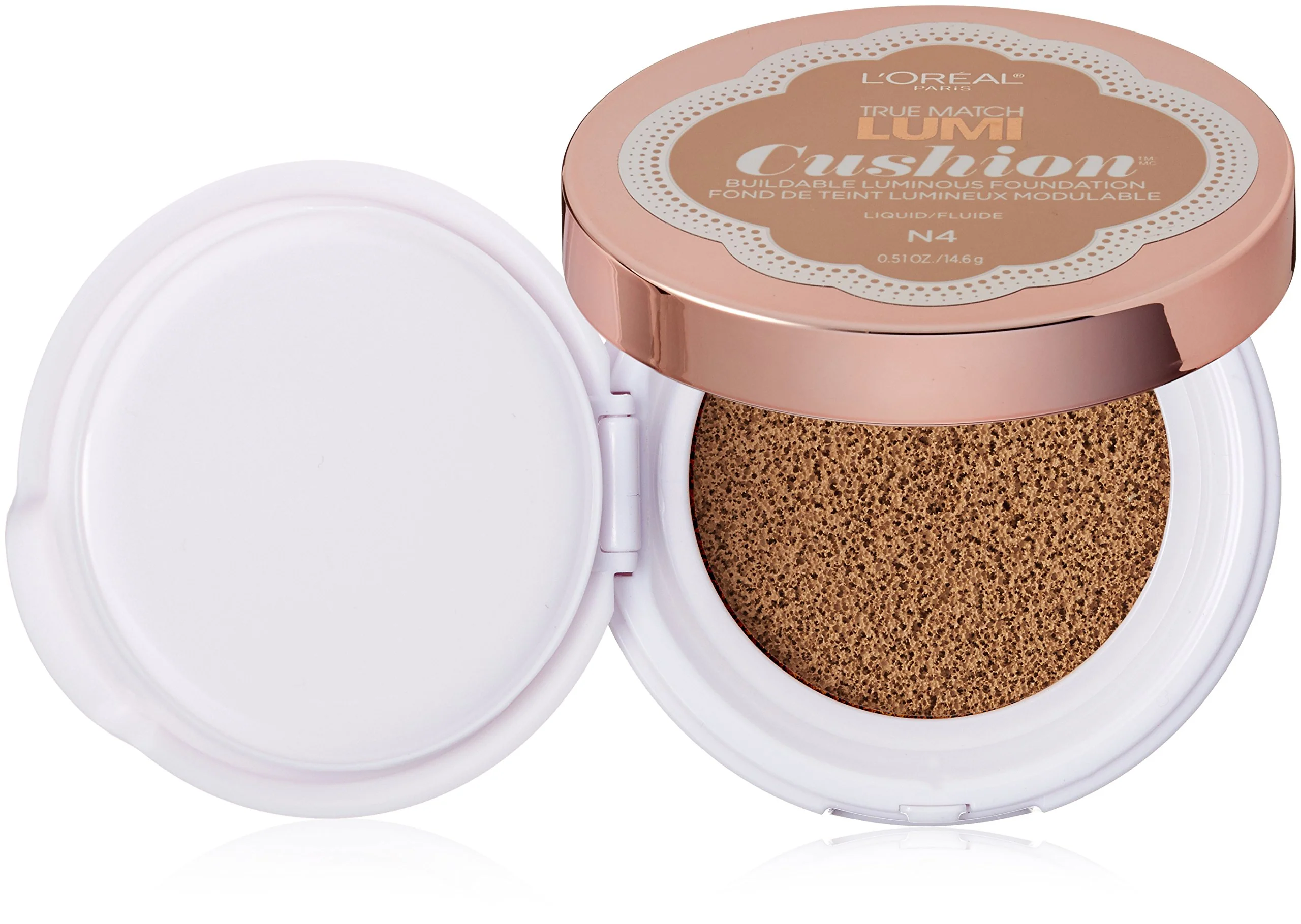 Unique L'Oréal Paris True Match Lumi Cushion Foundation N4 Buff Beige 0.51 oz. Efficient