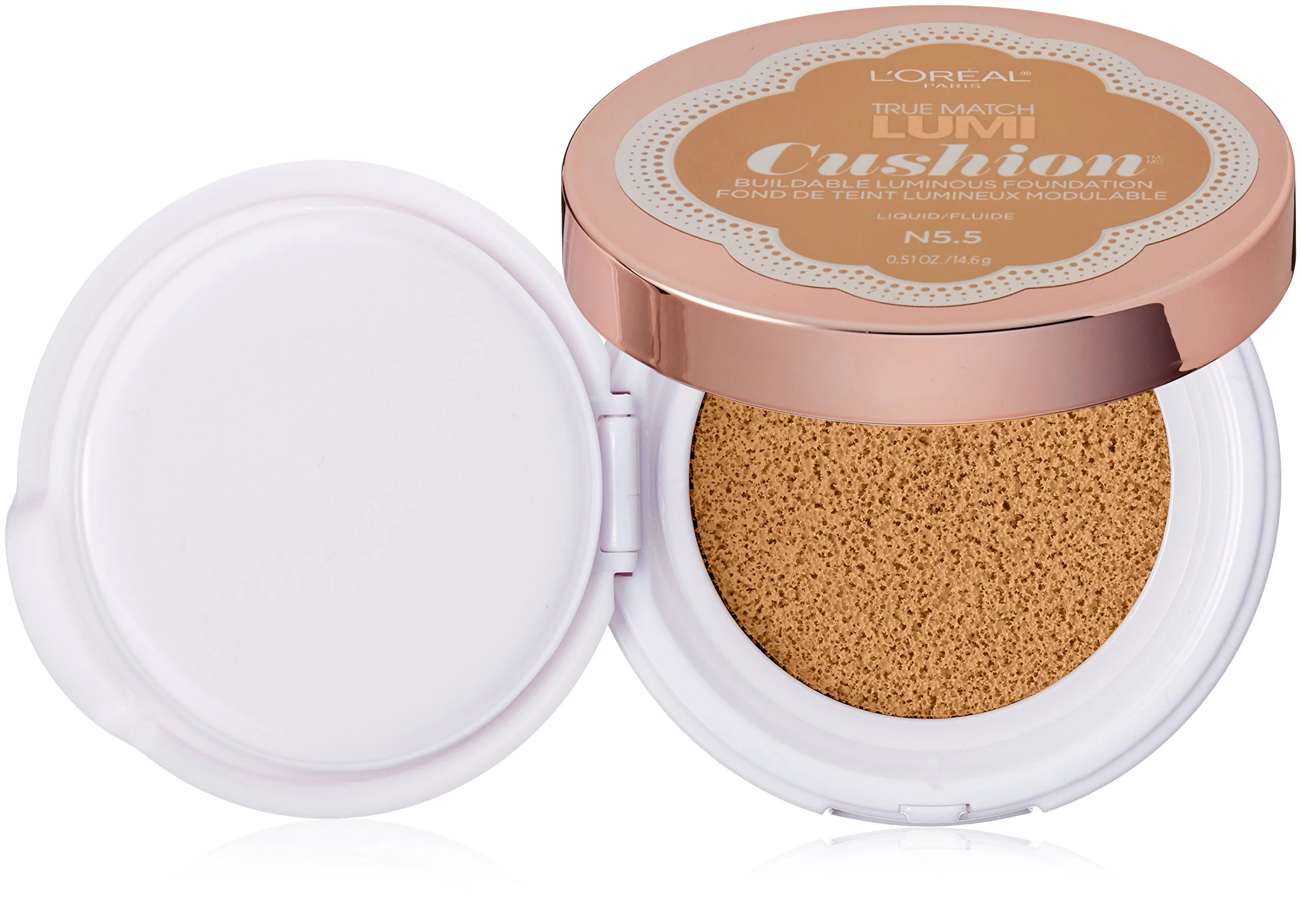 Exclusive L'Oréal Paris True Match Lumi Cushion Foundation N.5.5 Beige 0.51 oz. Stylish