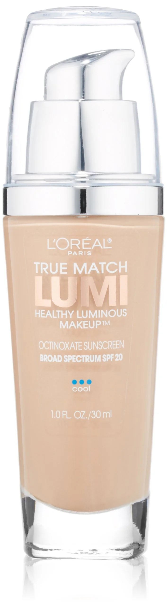 User-Friendly L'Oréal Paris True Match Lumi Healthy Luminous Makeup C3 Creamy Natural 1 fl. oz. Genuine