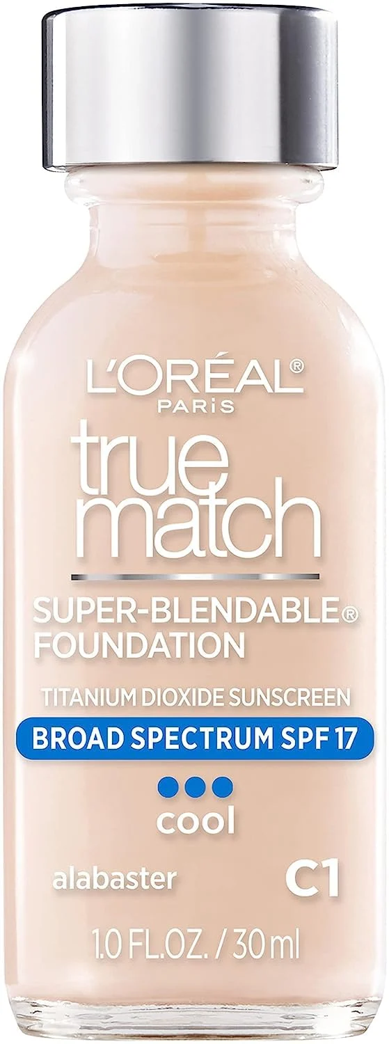 Consistent L'O Paris Makeup True Match Super-Blendable Liquid Foundation Alabaster C1 1 Fl Oz 1 Count Authentic