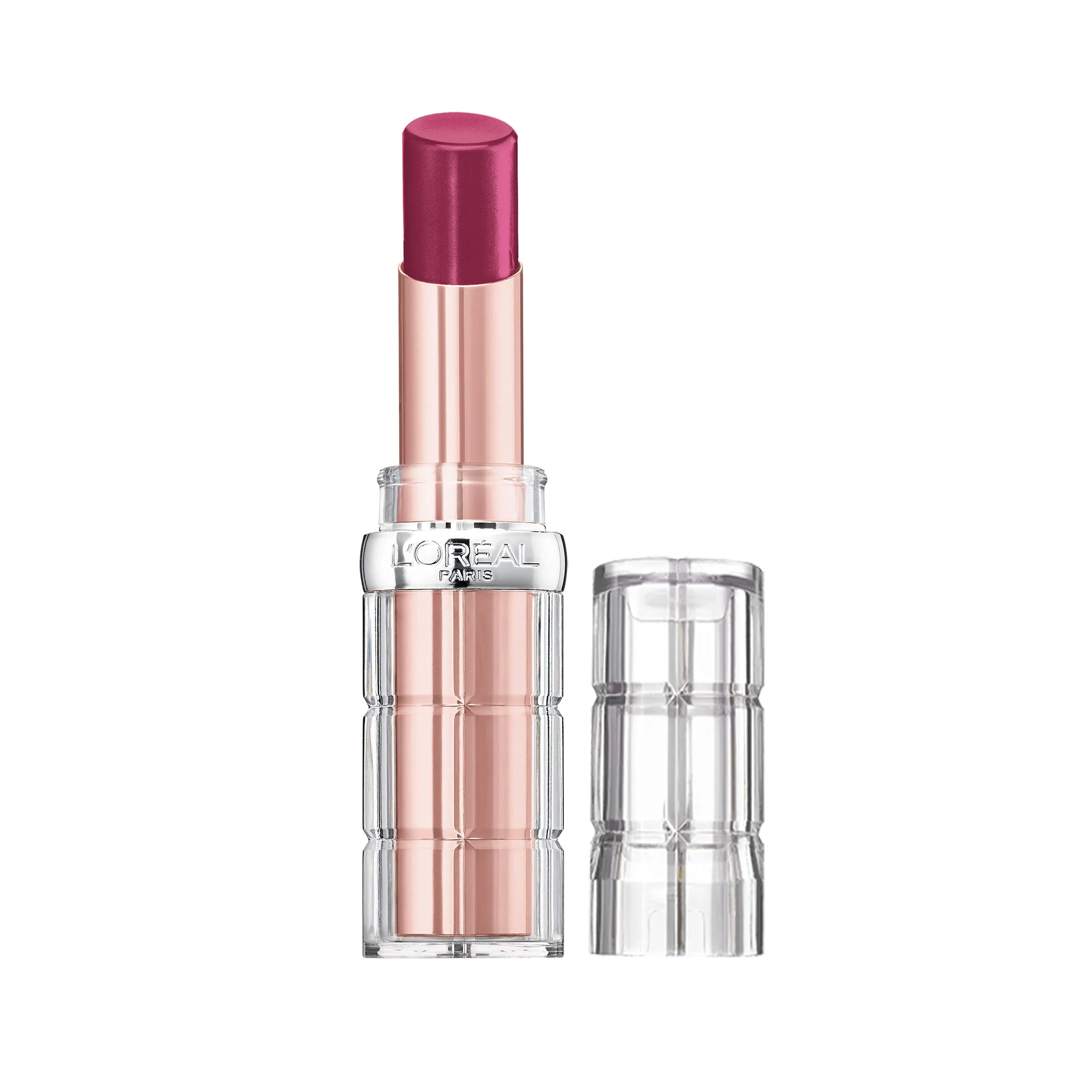 Fine Crafted L'O Paris Makeup Colour Riche Plump and Shine Lipstick for Glossy Radiant Visibly Fuller Lips with an All-Day Moisturized Feel Wild Fig Selected