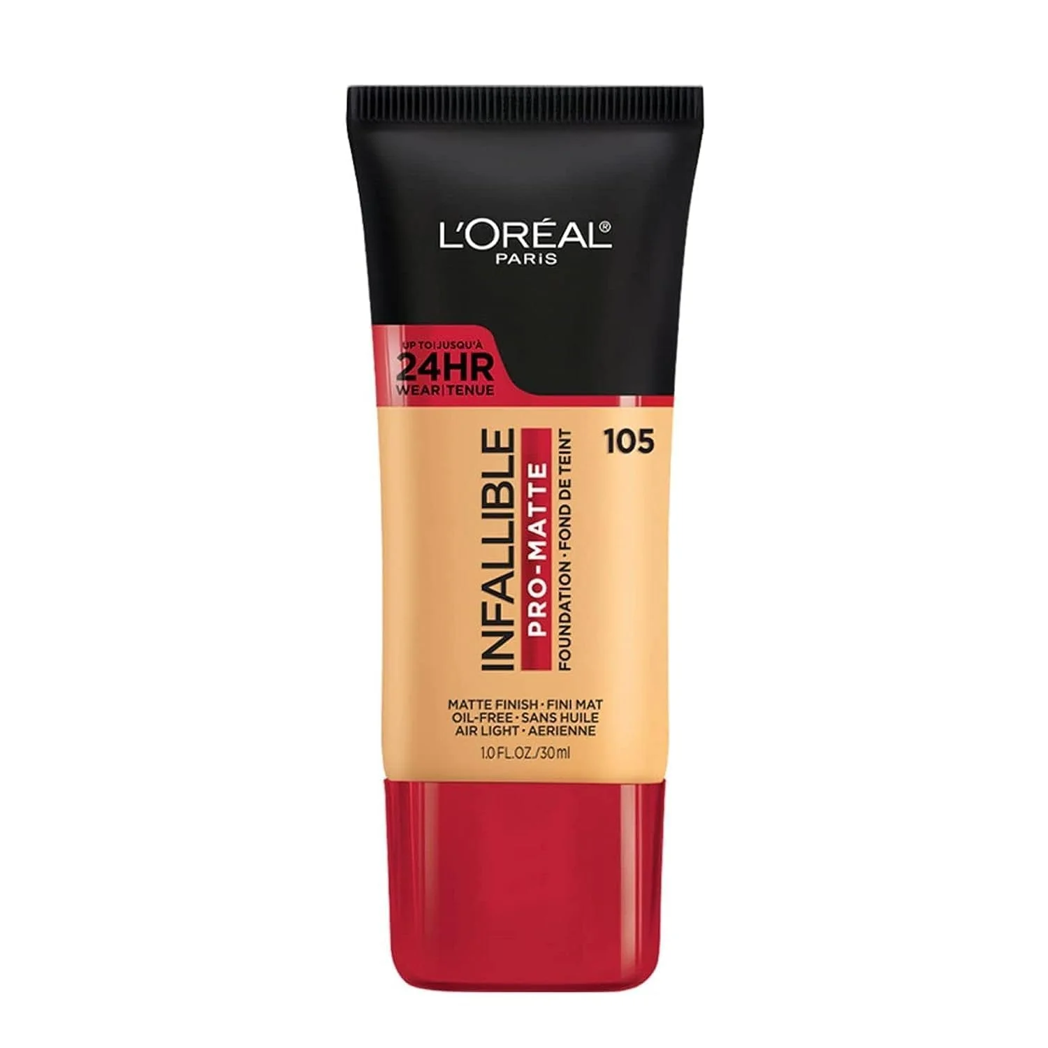 High-Grade L'O Paris Cosmetics Makeup Infallible Pro-Matte Liquid Longwear Foundation Natural Beige 1 fl oz. Certified