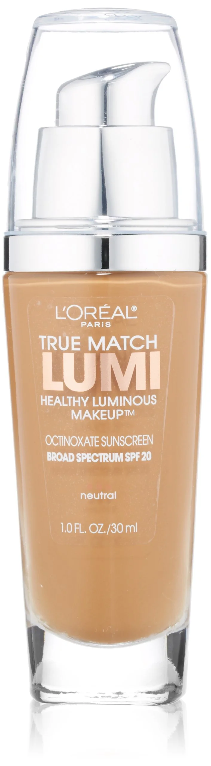 Flexible L'O Paris True Match Lumi Healthy Luminous Makeup N7-8 Classic Tan Cappucino 1 fl oz. Sustainable