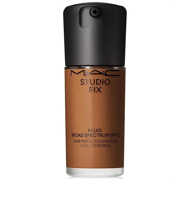 Expertly Made MAC Studio Fix Fluid SPF 15 24HR Matte Foundation Oil Control NC58 1 Ounce Original