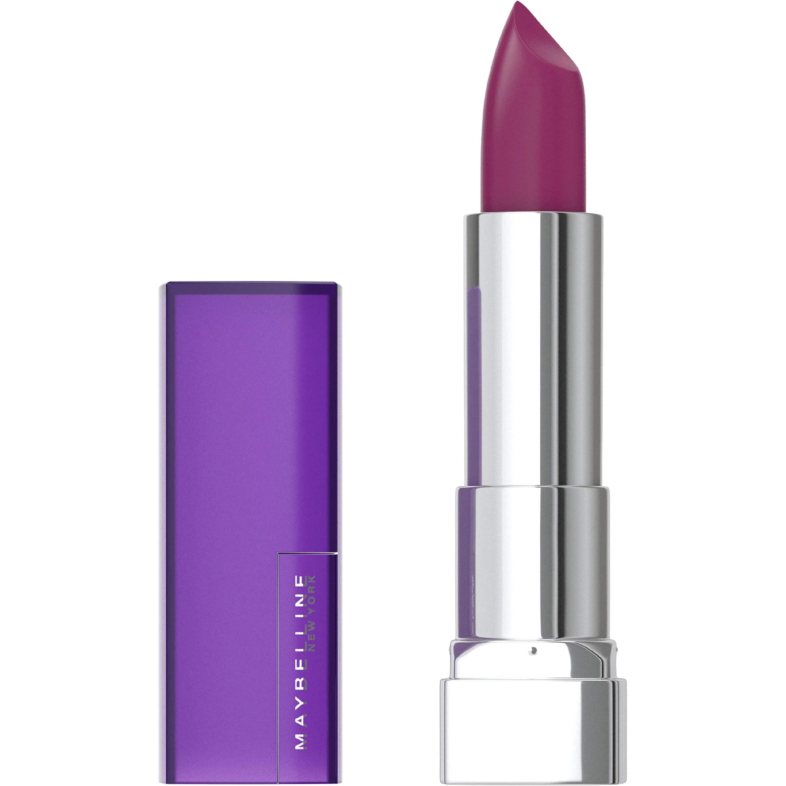 Exclusive Maybelline Color Sensational Lipstick Lip Makeup Matte Finish Hydrating Lipstick Nude Pink Red Plum Lip Color Berry Bossy 0.15 oz Elite