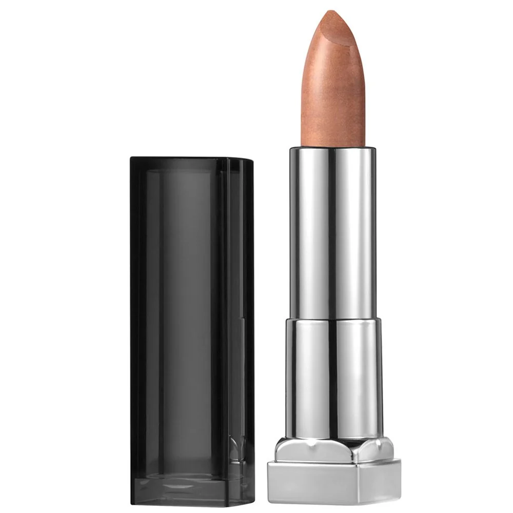 Professional Maybelline New York Color Sensational Gold Lipstick Metallic Lipstick White Gold 0.15 oz Detailed
