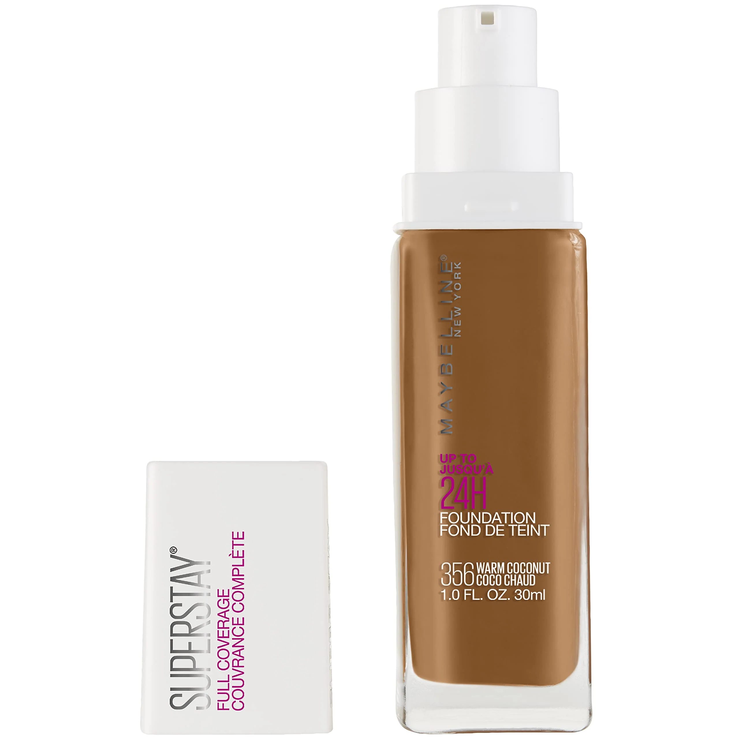 Relaxed Maybelline Super Stay Full Coverage Liquid Foundation Makeup Warm Coconut 1 Fl Oz Flexible