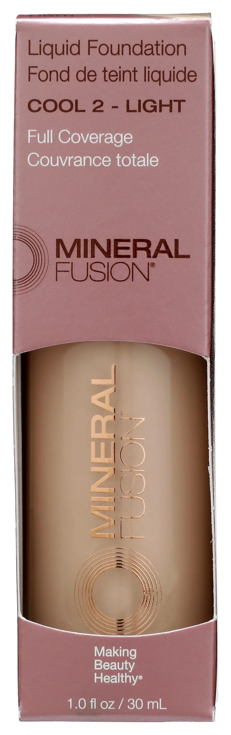 Easy-to-Use Mineral Fusion Cool 2 Liquid Foundation 1 FZ Crafted