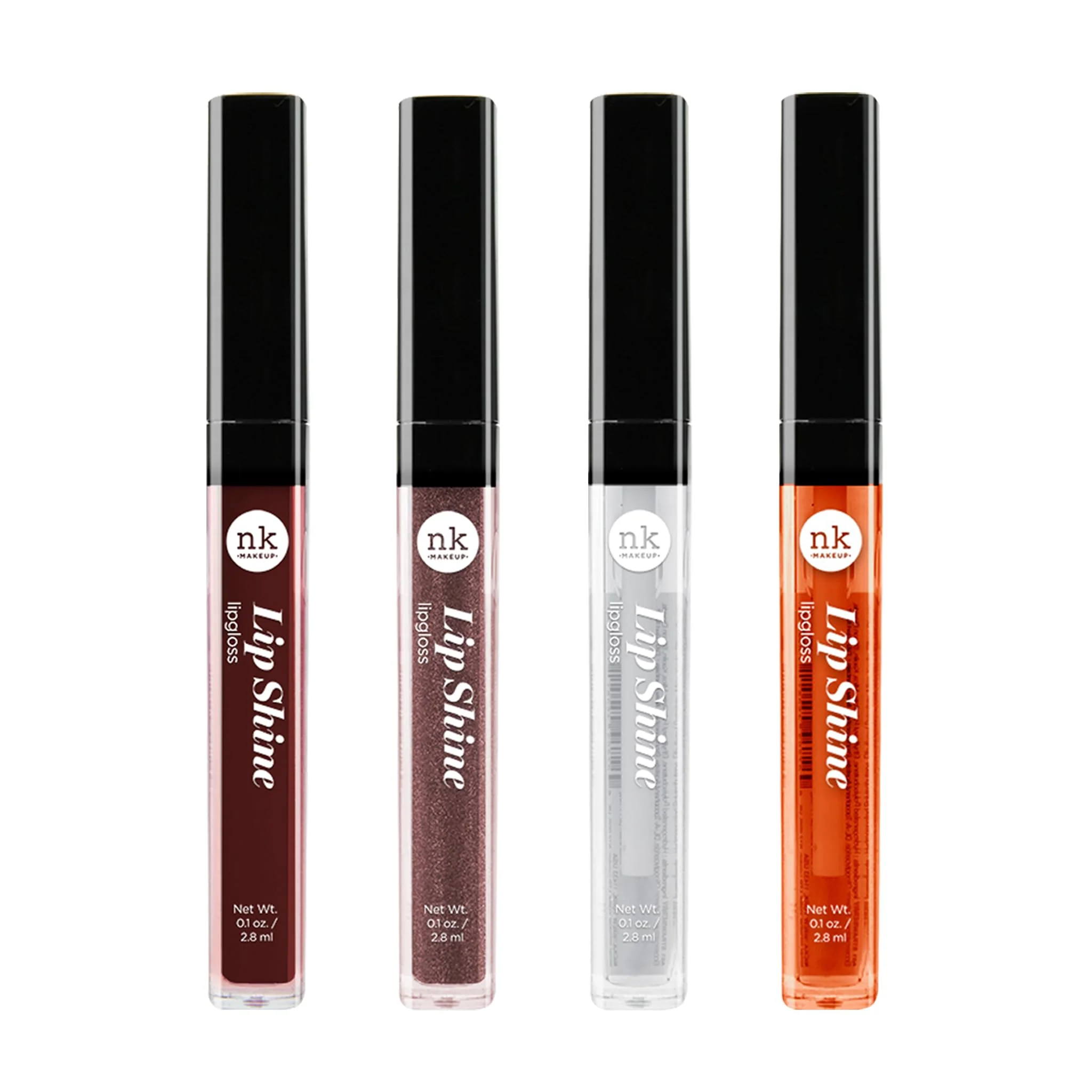Powerful NICKA K NEW YORK Lip Shine Cosmetics vibrant colors bright colors shining lips lip shine long lasting Multi Pack Colors AMZ275 Advanced