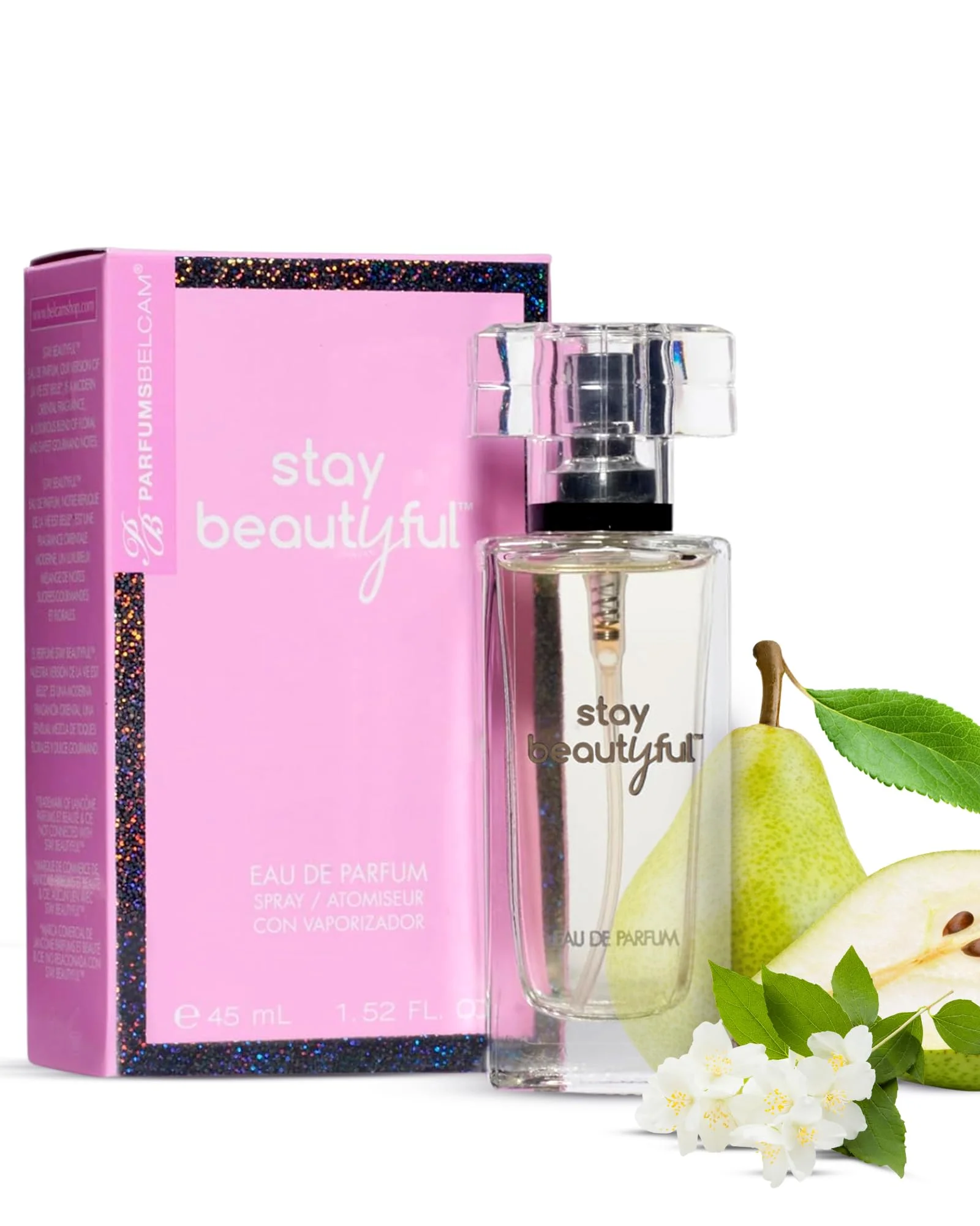 Comfortable PB ParfumsBelcam Stay Beautiful Eau De Parfum Spray for Women Floral and Fresh Fragrance Long-Lasting Scent for Day Night Wear Elegant Perfume Healthy