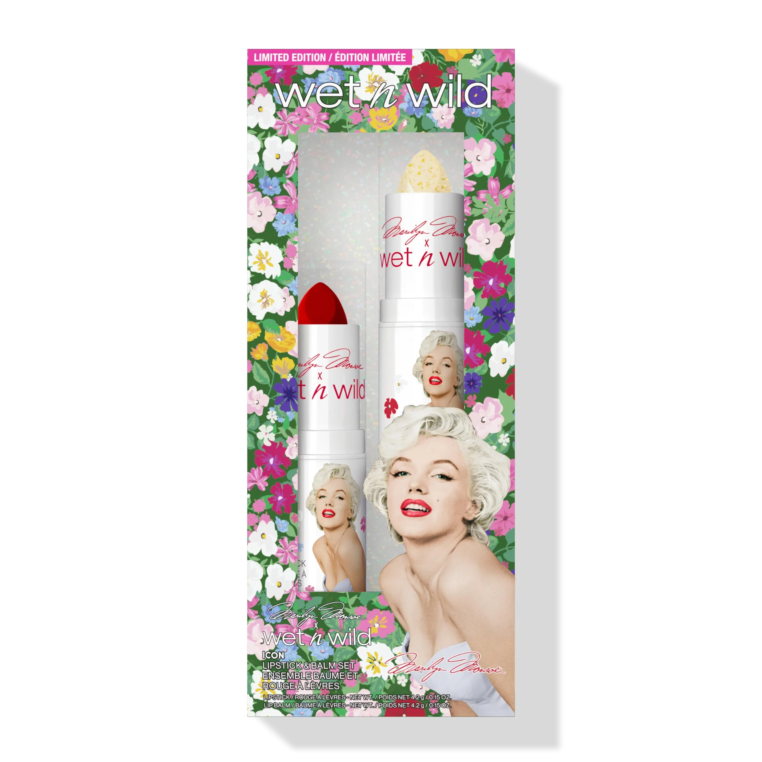 Authentic wet n wild Marilyn Monroe Collection Icon Lipstick and Balm Set Outstanding