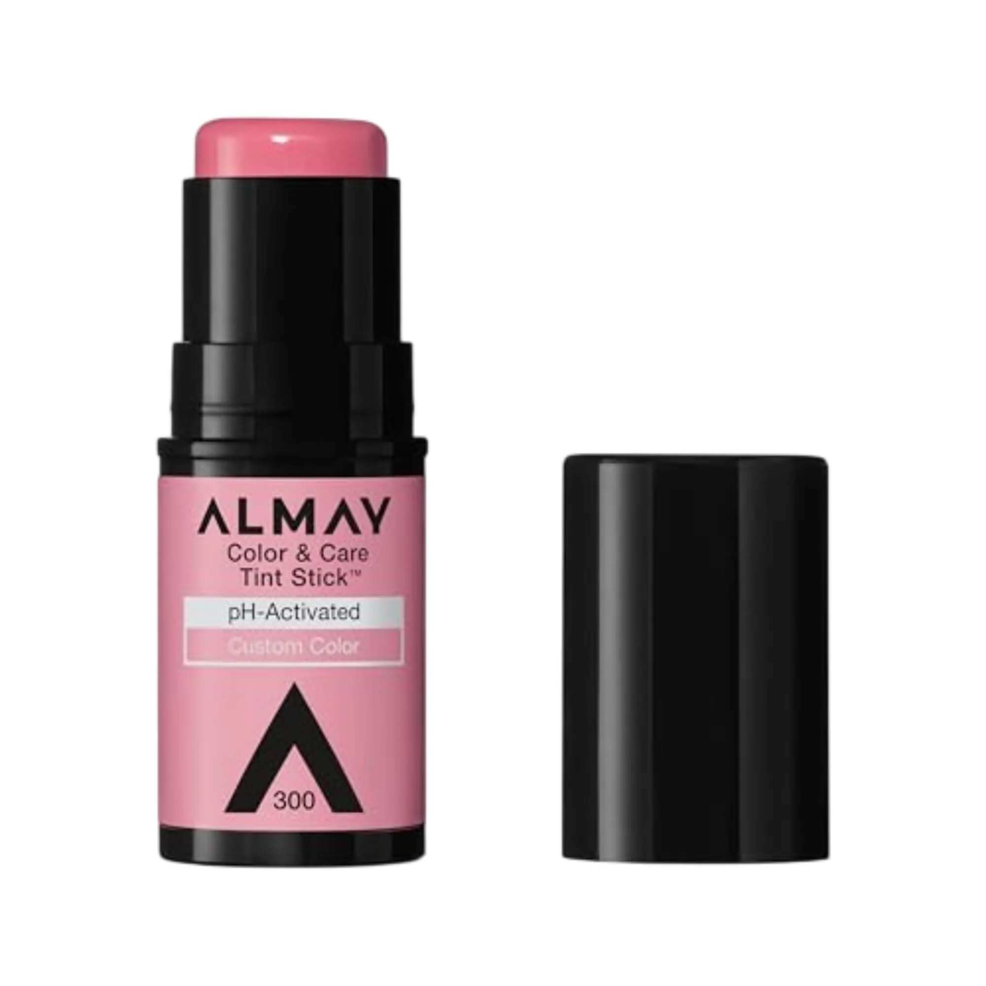 Convenient Almay Lip and Cheek Tint Color Care Tint Stick Multi-Use Moisturizing Blush and Lip Color Dewy Finish 300 Rose Flush 0.25 oz Refined