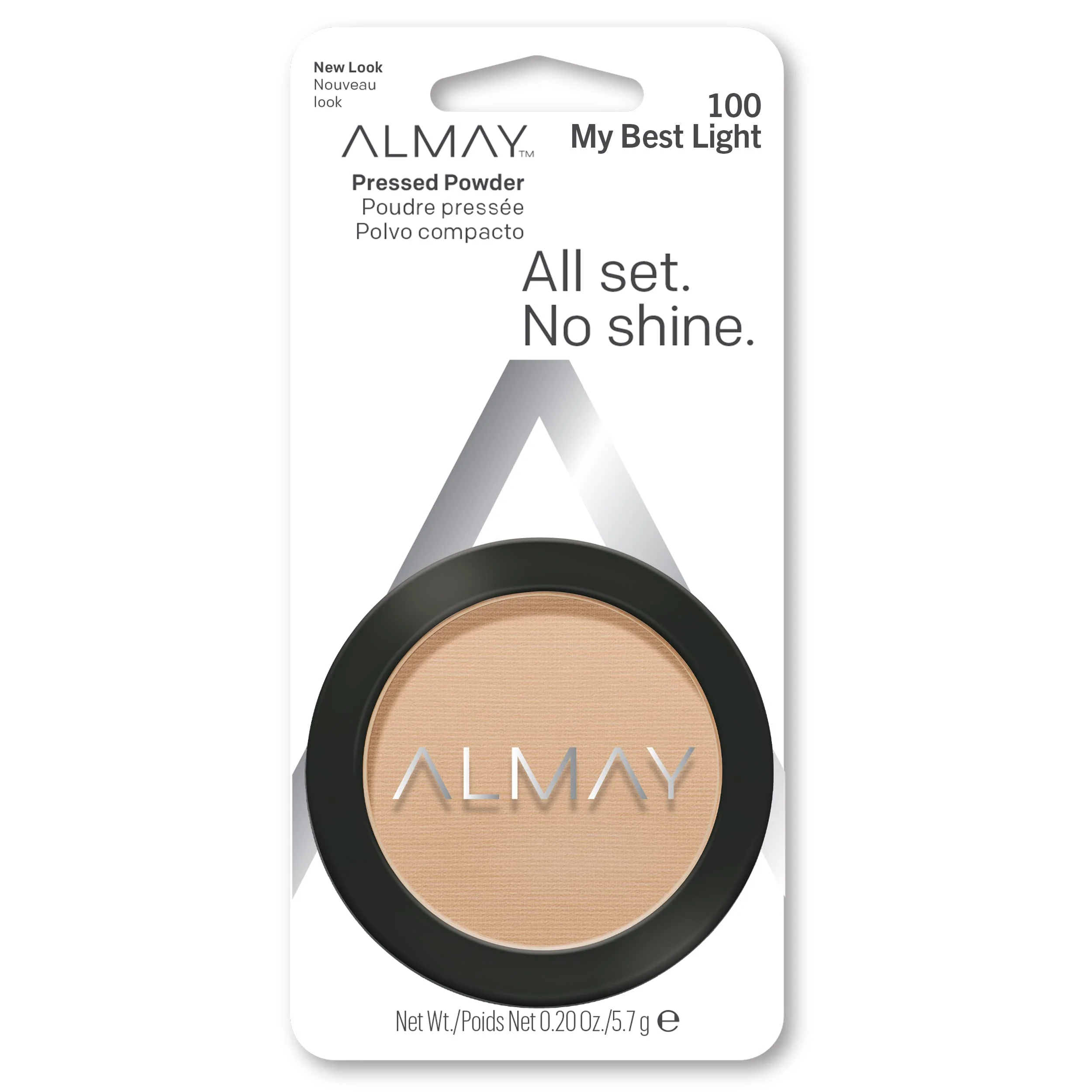 Practical Almay Pressed Powder Skin Tone Matching Hypoallergenic Frageance 100 My Light 0.20 Oz Refined