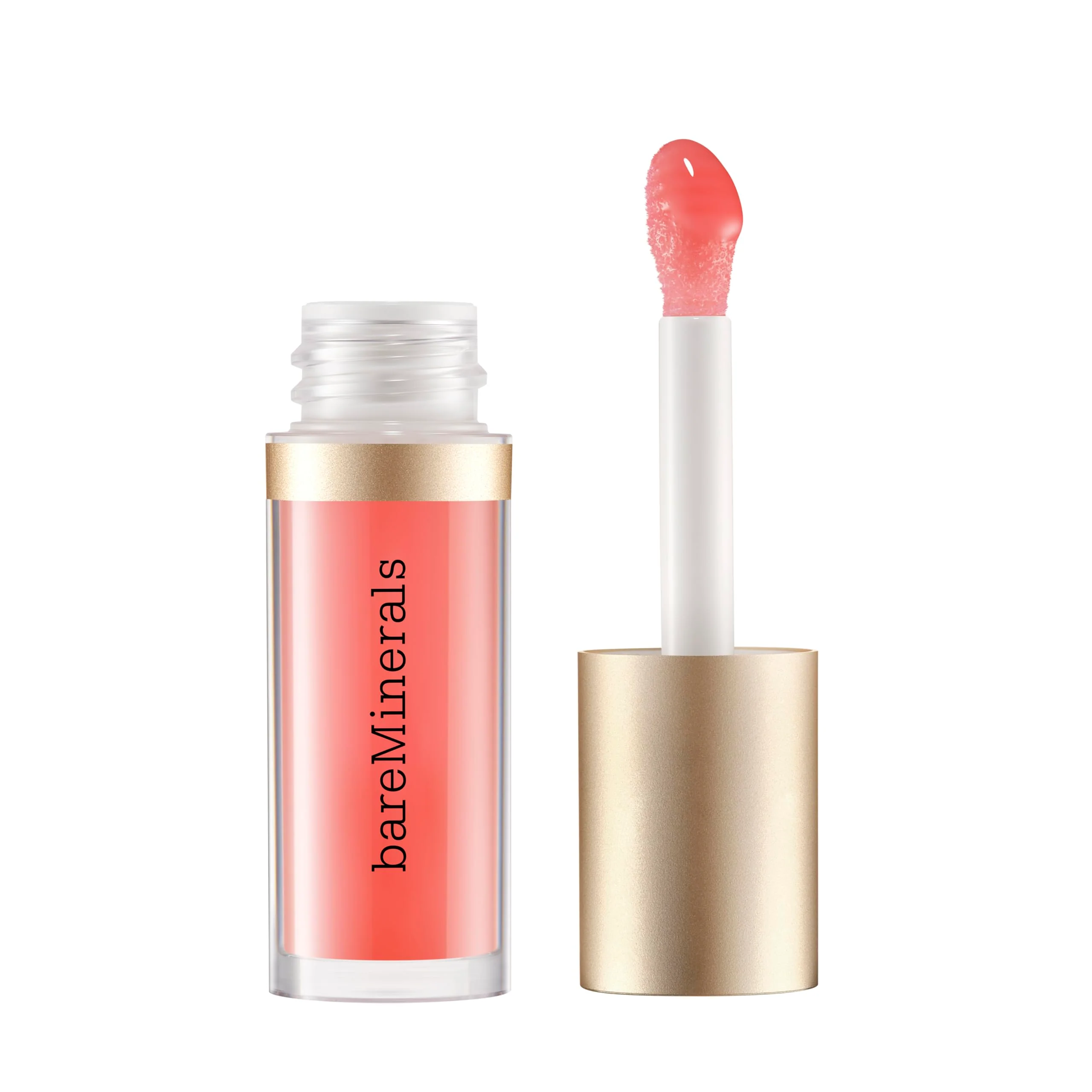 Official bareMinerals Nourishing Lip Oil Ultra-Hydrating Non-Sticky High-Shine Clean Vegan Formula with 9 Botanical Oils Hyaluronic Acid for Soft Sustainable