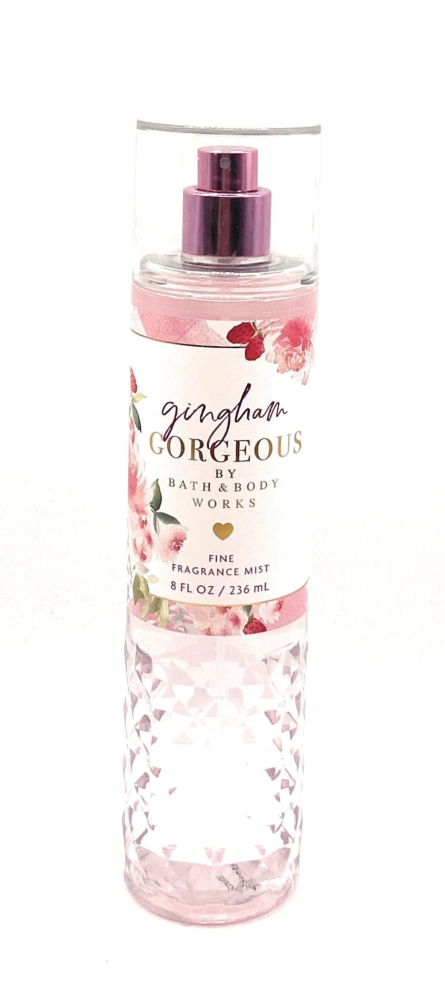 Expertly Made Bath and Body Works Gingham Gorgeous Fine Fragrance Mist 8 Fluid Ounce Body Spray 2023 Limited Edition Detailed