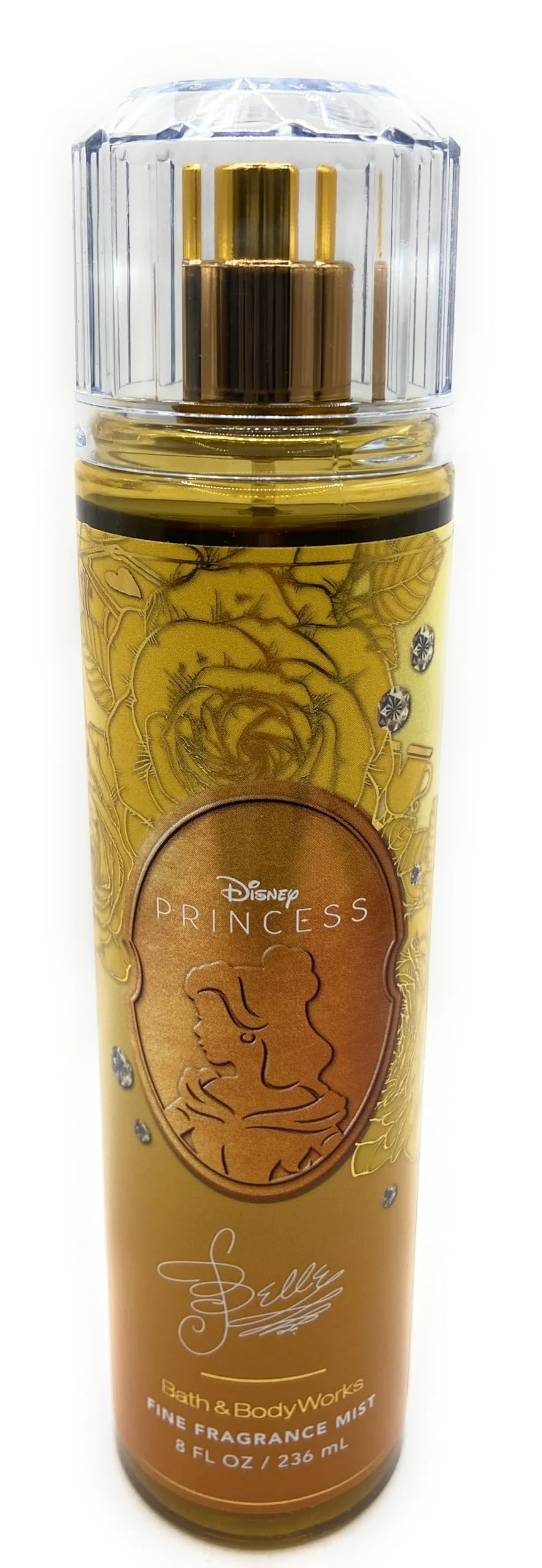 Clean Bath and Body Works Princess Collection Belle Fine Fragrance Mist 8 Fluid Ounce Spray Top-Quality
