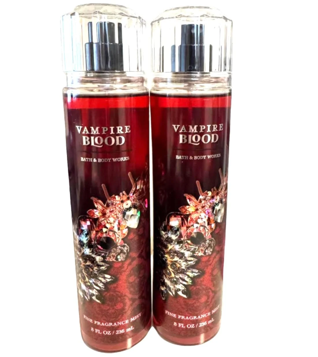 Excellent Bath Body Works Fine Fragrance Mists Set of 2 8oz Each Bottle Vampire Blood Sustainable