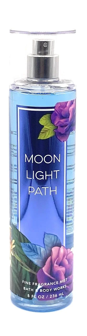 Optimized Bath Body Works Moonlight Path Fine Fragrance Mist 8 Fluid Ounce Violet Roses Bottle Long-Lasting