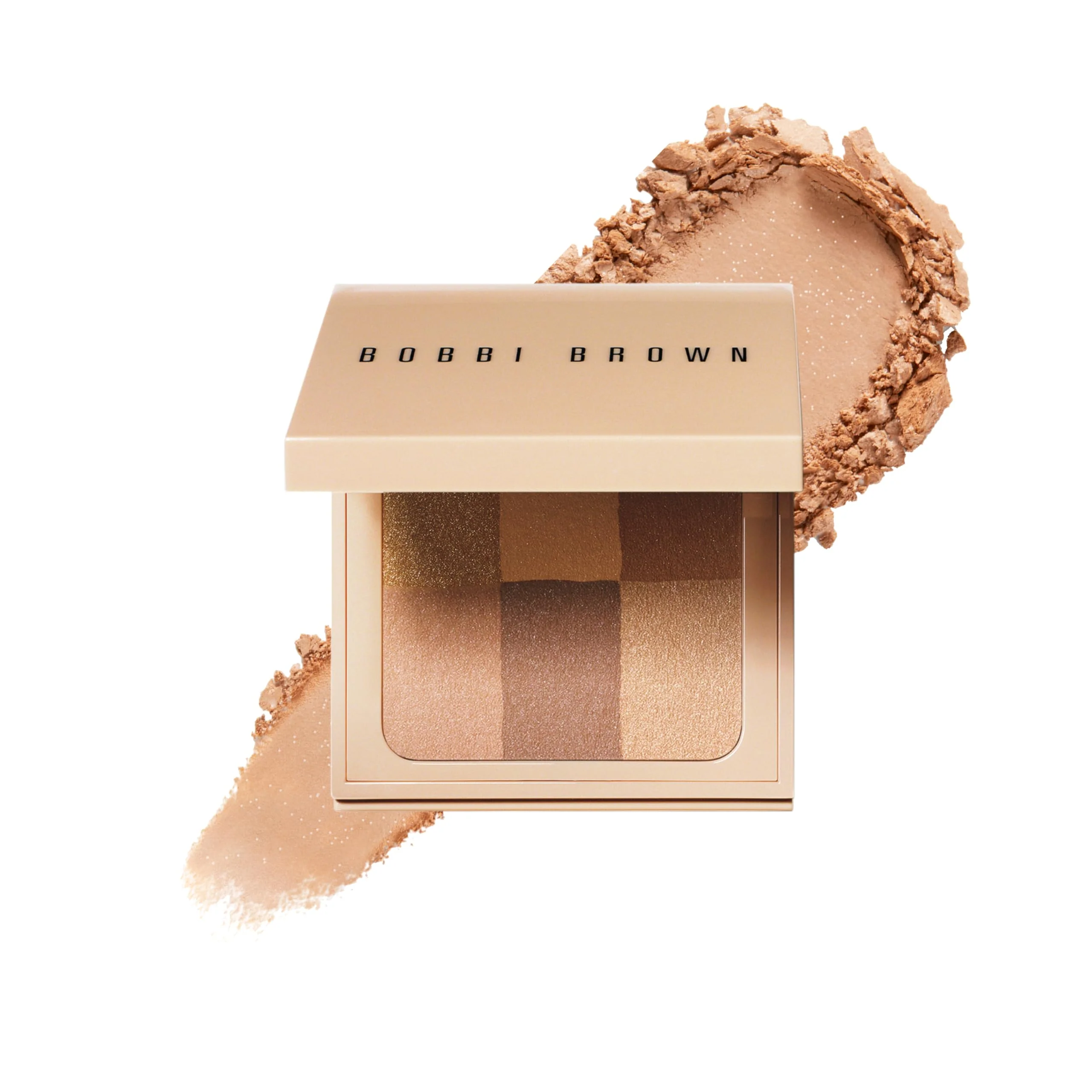 Versatile Bobbi Brown Nude Finish Illuminating Powder Glow-Boosting Translucent Setting Powder Mulberry Grape Scutellaria Extracts 0.23 Ounce Buff Clean