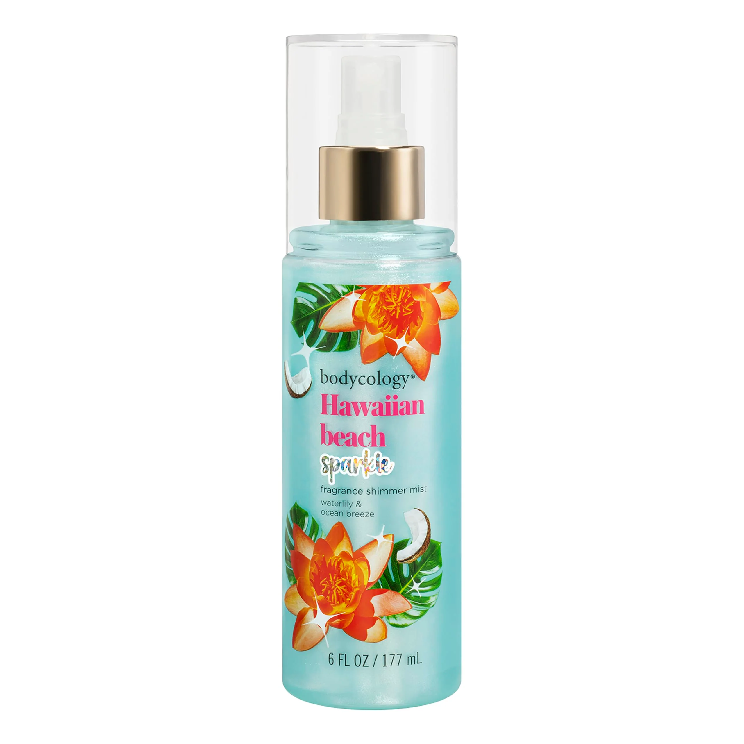 Official Bodycology Fragrance Shimmer Mist Hawaiian Beach 6 fl oz Modern