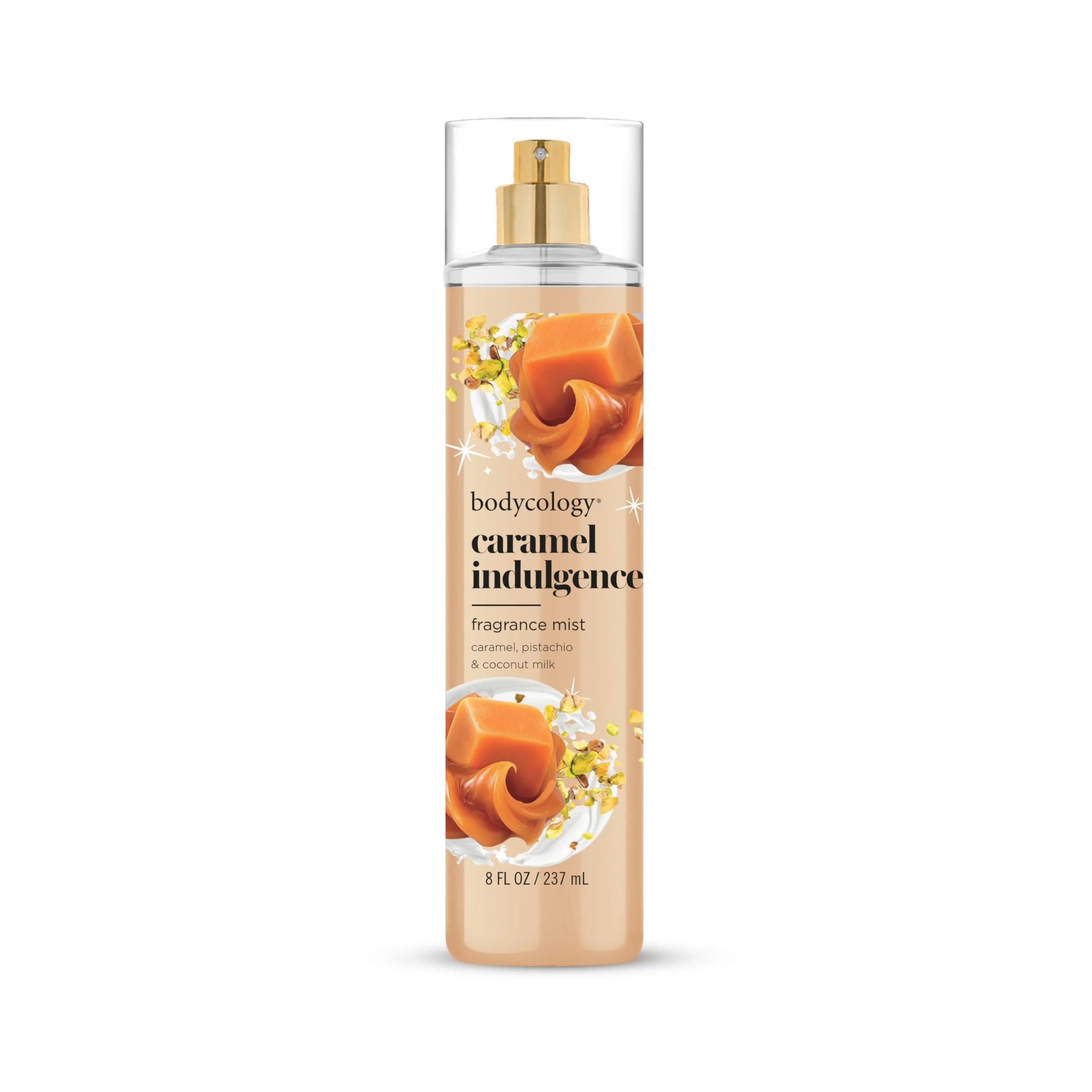 Traditional Bodycology Long-Lasting Fragrance Body Mist Caramel Indulgence 8 fl oz Excellent