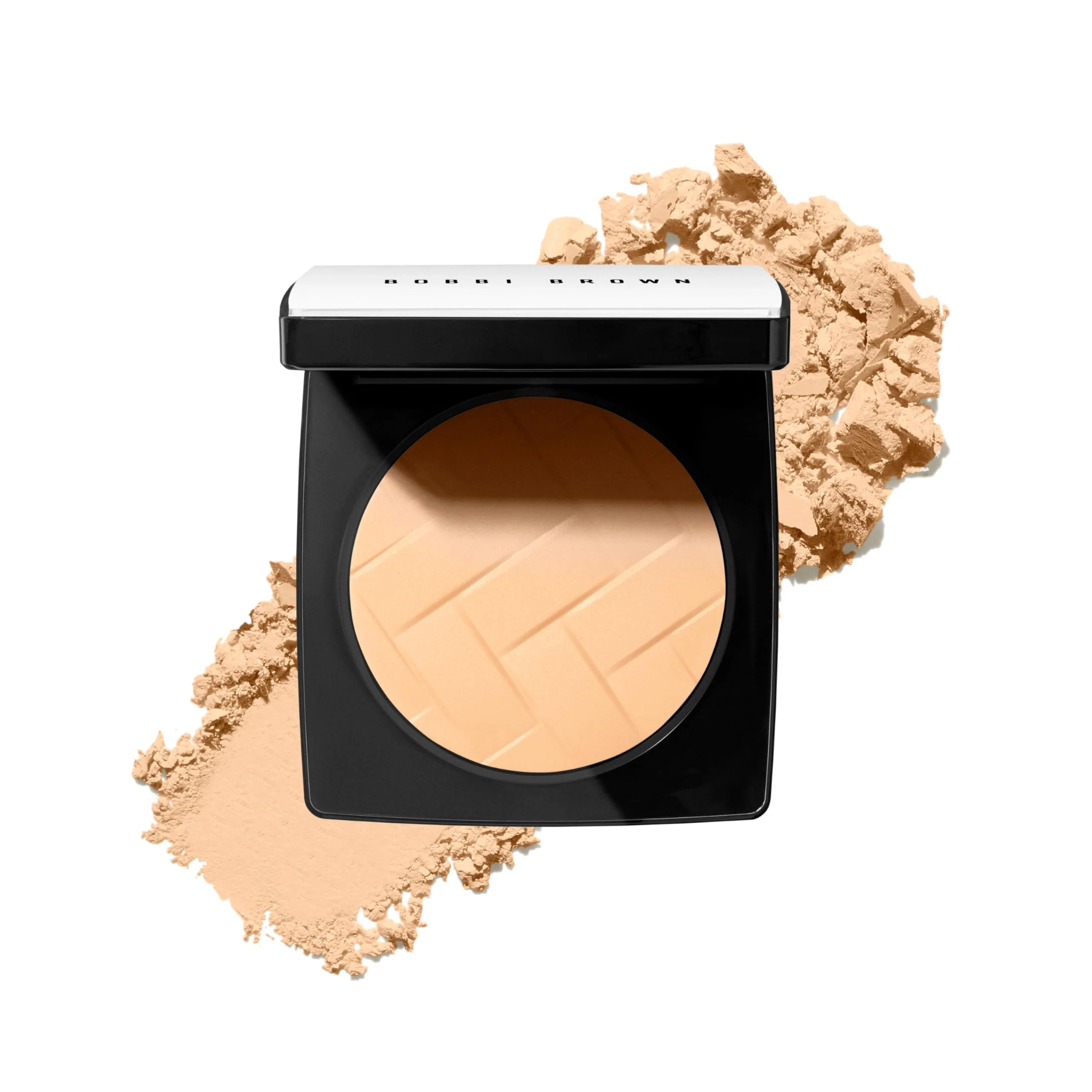 Fine Crafted Bobbi Brown Vitamin Enriched Pressed Powder Hydrating Makeup-Setting Powder for Even-Toned Look Vitamin B 0.28 Ounce Peach Fast