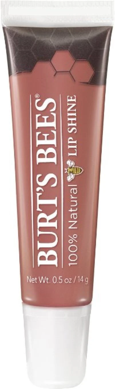 Comfortable Burt's Bees Lip Shine Peachy 0.5 oz Pack of 2 Soft