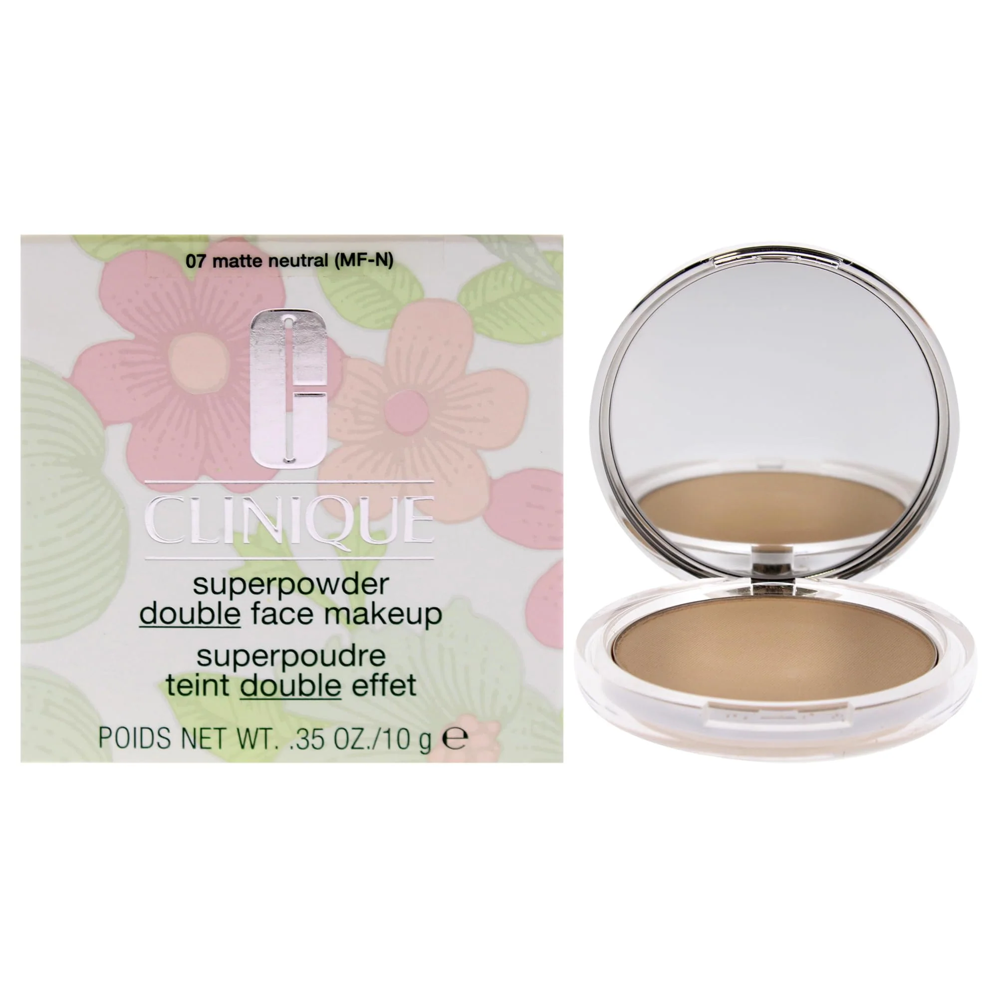 Organic Clinique Superpowder Double Face Powder Foundation Makeup 2-in-1 Powder Foundation Medium Coverage Matte Finish 0.35 oz Light Next-Generation