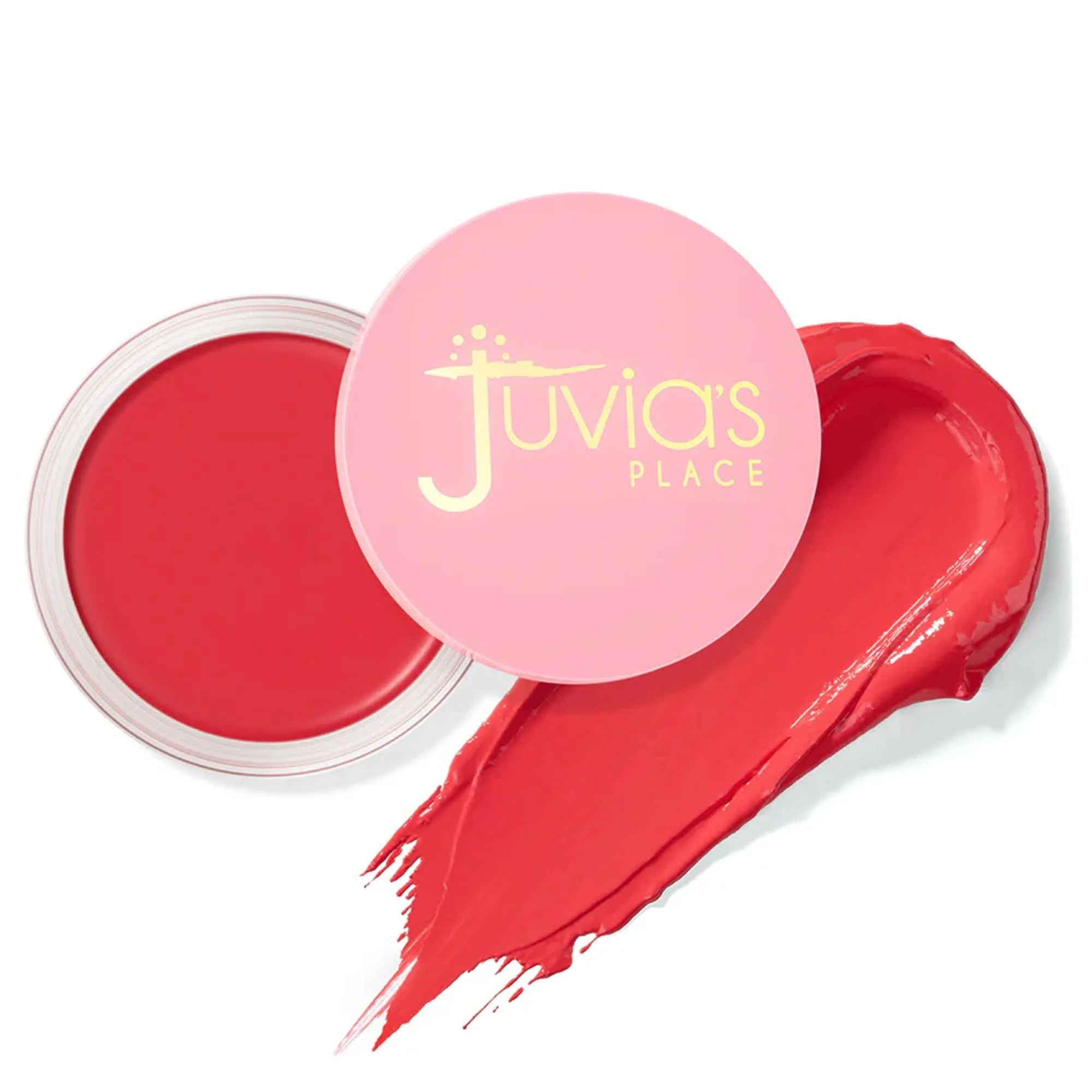 Classic Juvia's Place Blushed Cream Blush - Wild Rose - Multi-Purpose Cream Blush for Cheeks Lips - 2in1 Formula Smooth Blendable Texture for a Soft Dewy Detailed