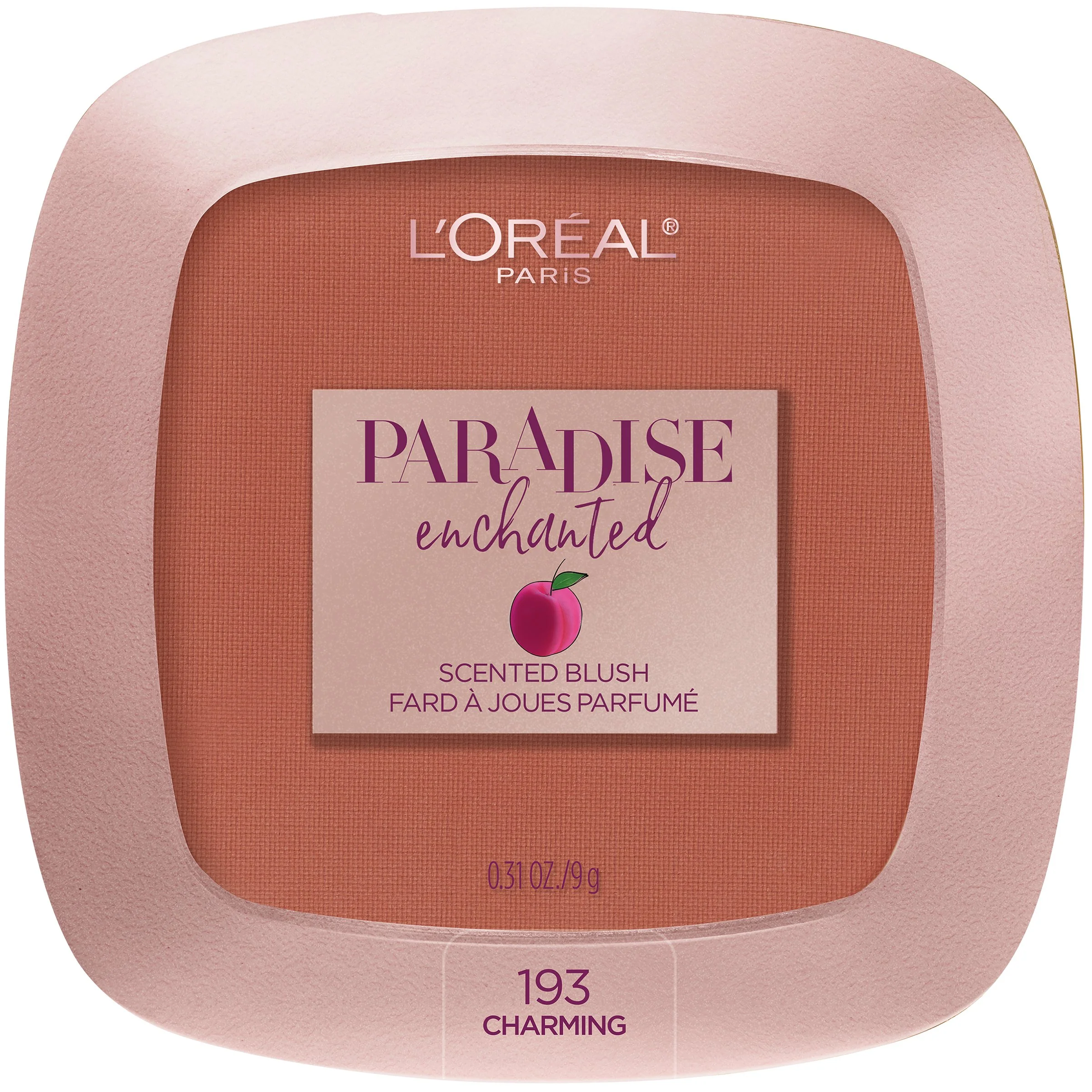 Sophisticated L Oréal Paris Cosmetics Paradise Enchanted Fruit-Scented Blush Makeup Charming 0.31 Ounce Enhanced